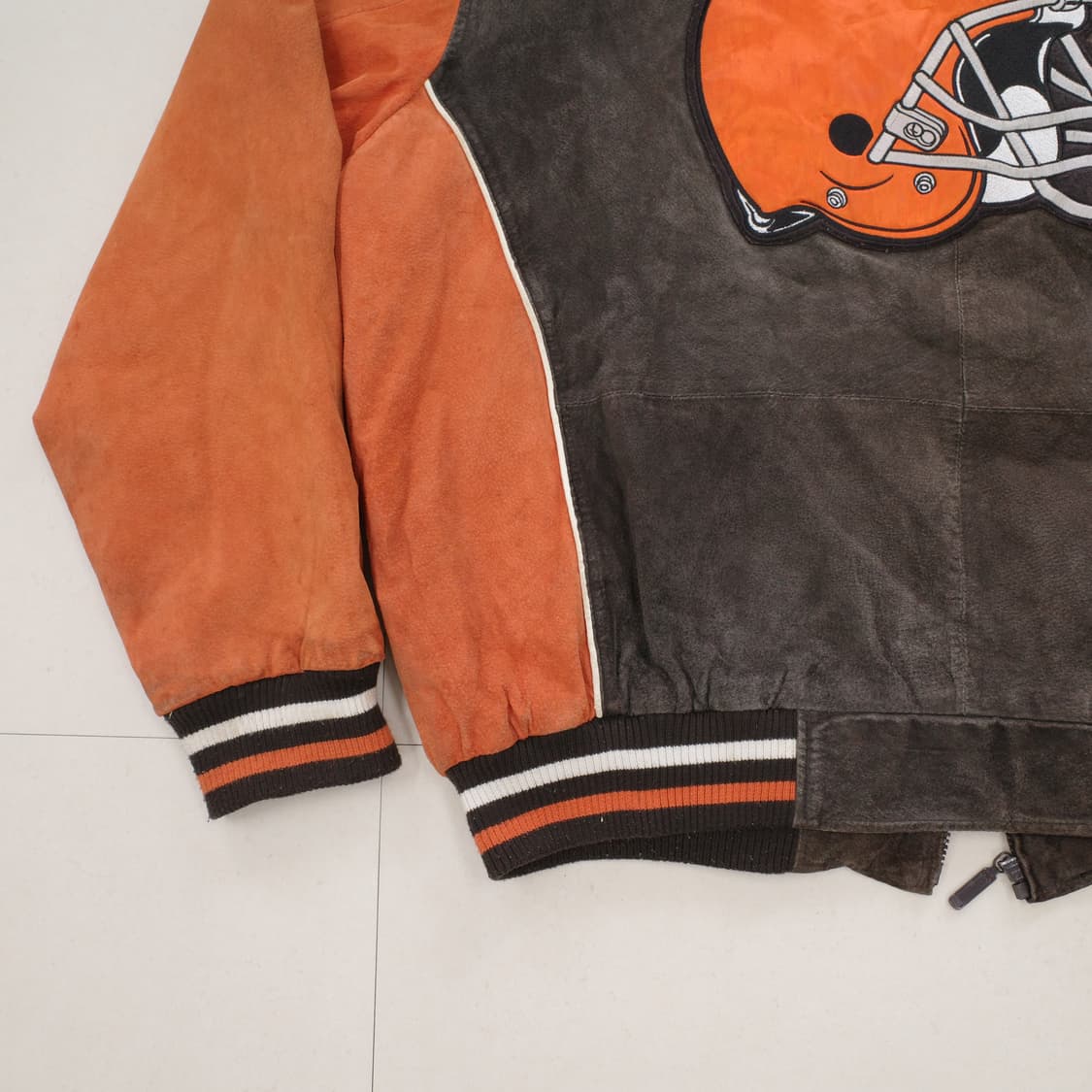 NFL 브라운스 G-III 리얼레더 바시티 자켓 XL 상품이미지10
