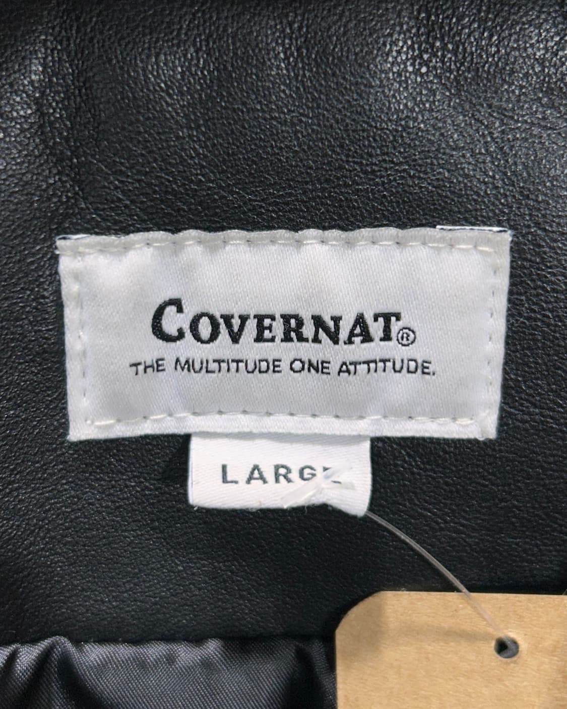 L 커버낫 램스킨 클래식 블랙 라이더 자켓 상품이미지5