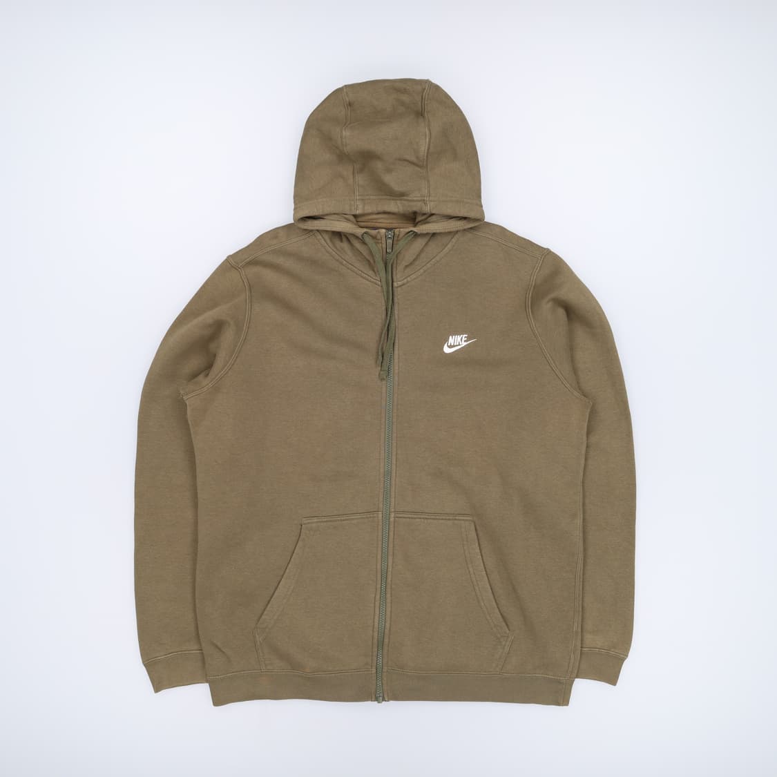 US L 나이키 NSW 솔로스우시 풀집 후드집업 자켓 빈티지카키 3891 상품이미지1