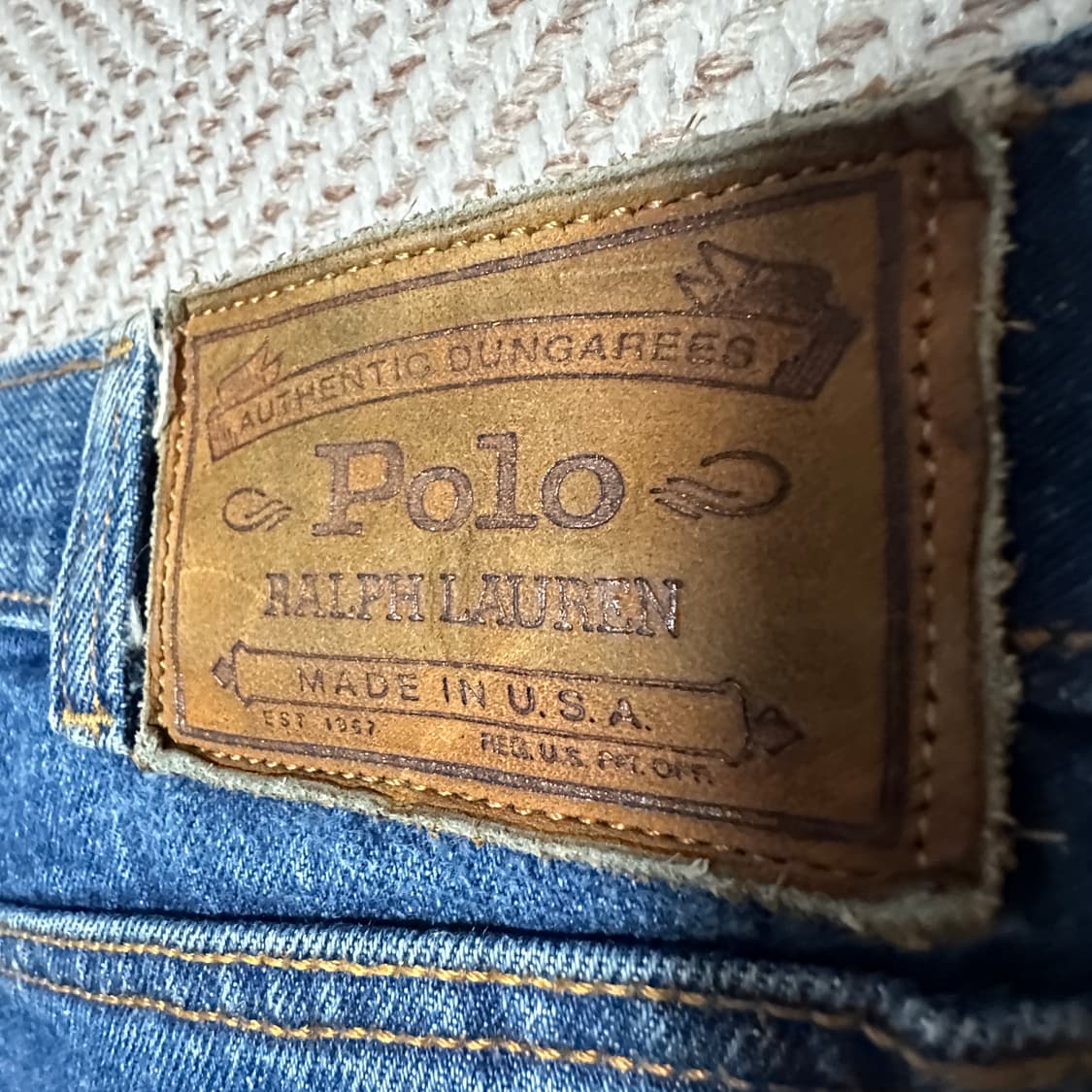 POLO RALPH LAUREN 90's usa made denim 상품이미지3
