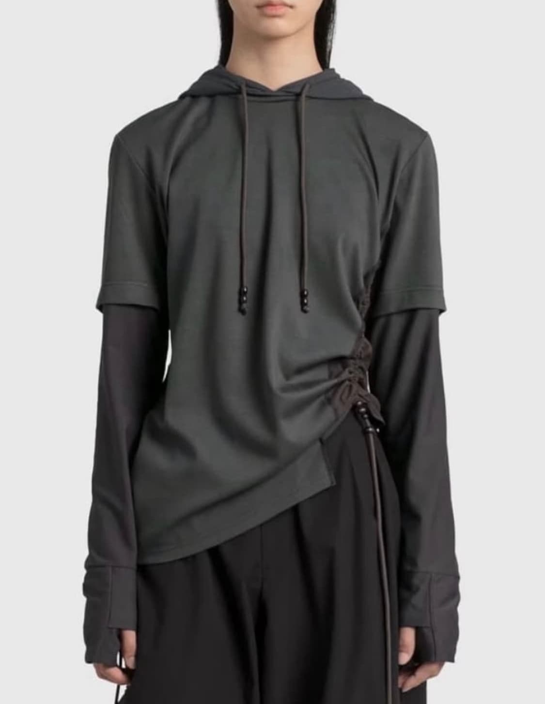 [2] HYEIN SEO twisted hoodie 상품이미지1