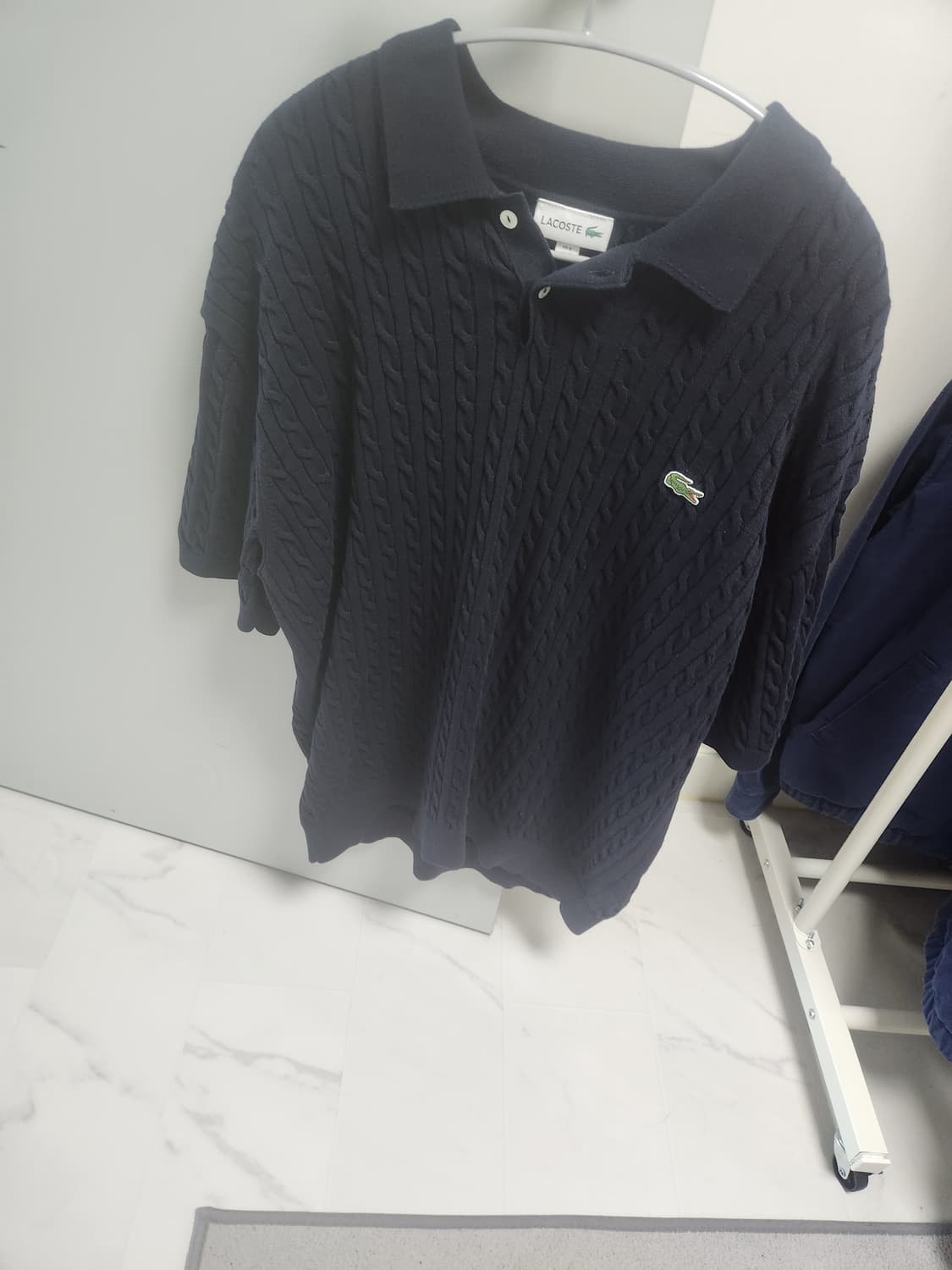 라코스테 케이블 니트반팔  상품이미지1