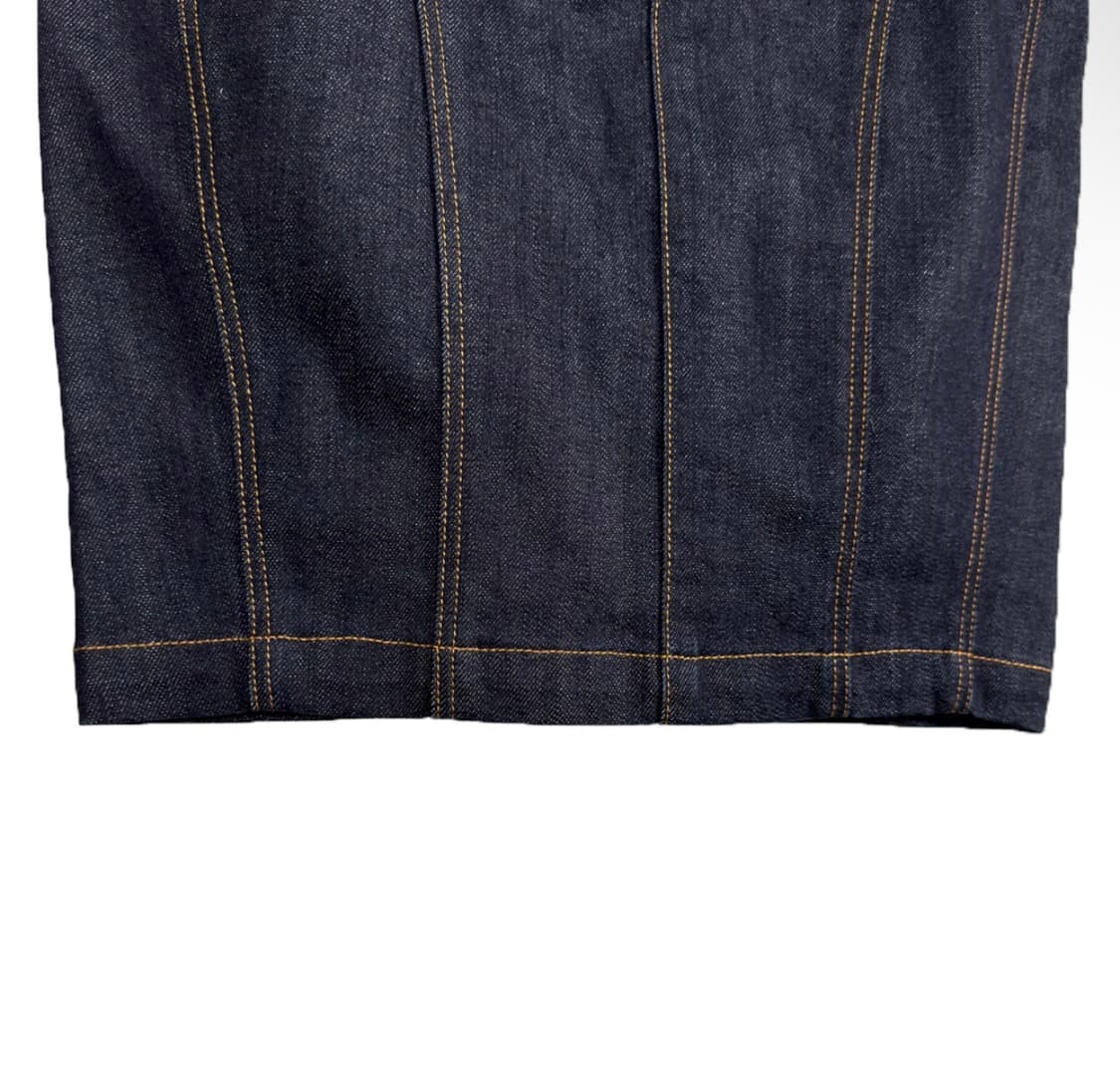 [36] 버버리 여성 데님 미디 치마 스커트 인디고 블루 44820912 상품이미지5