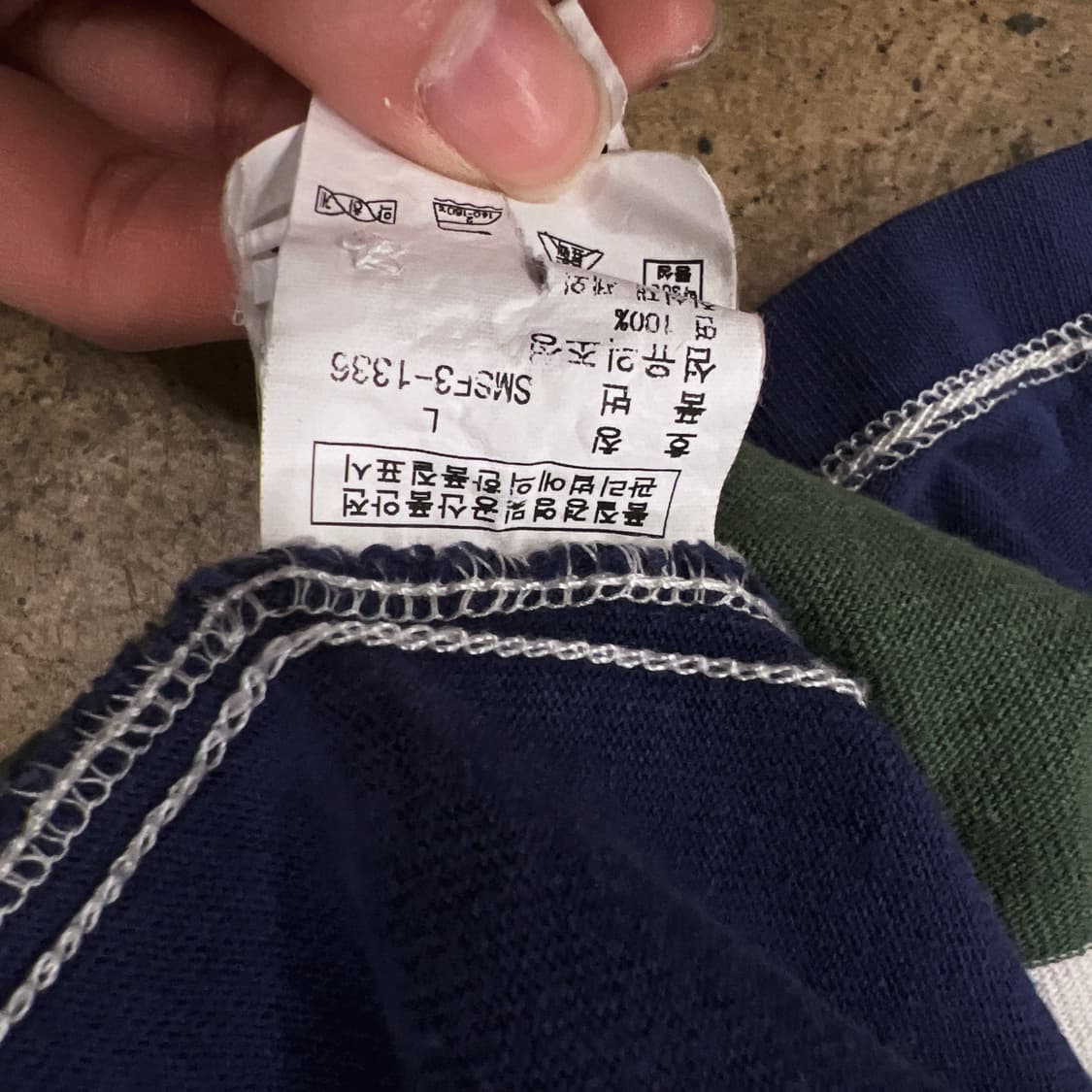 폴로 랄프로렌 카라 배색 긴팔티  상품이미지6