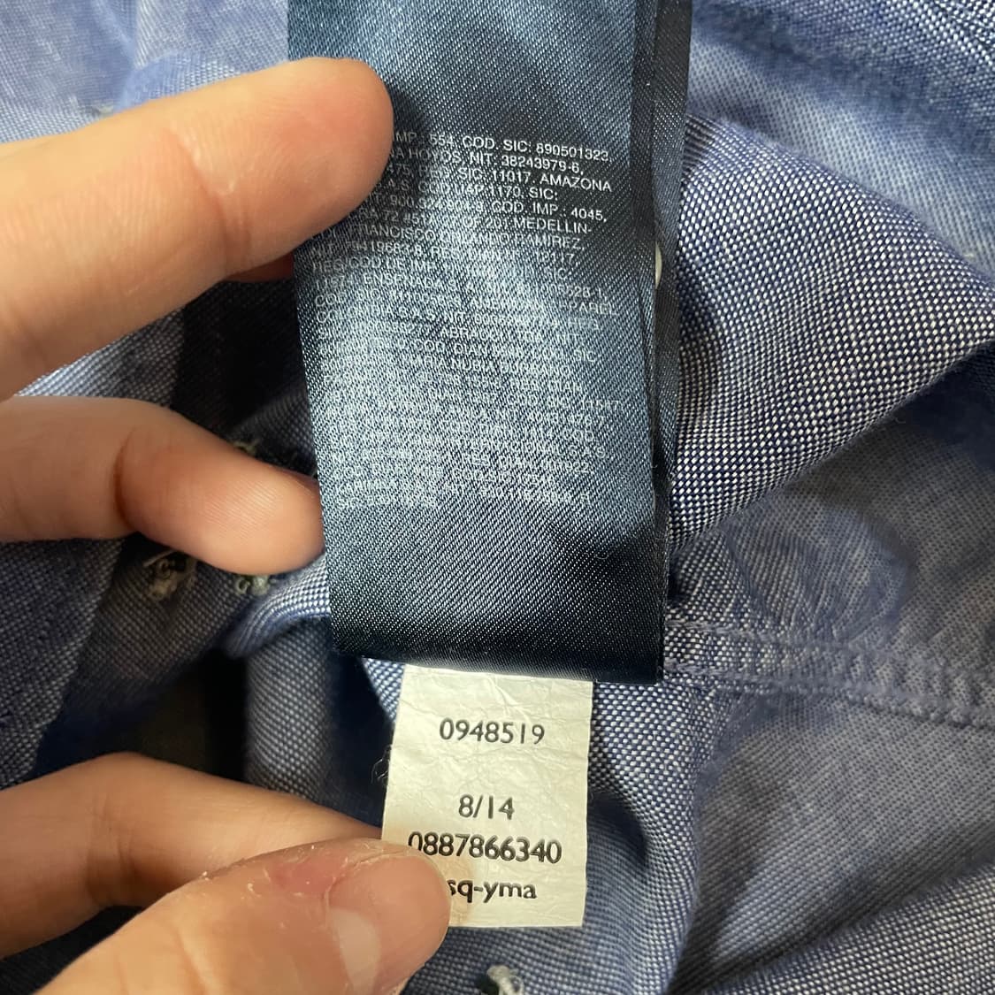 타미힐피거 버드 자수 긴팔 셔츠 M 상품이미지7