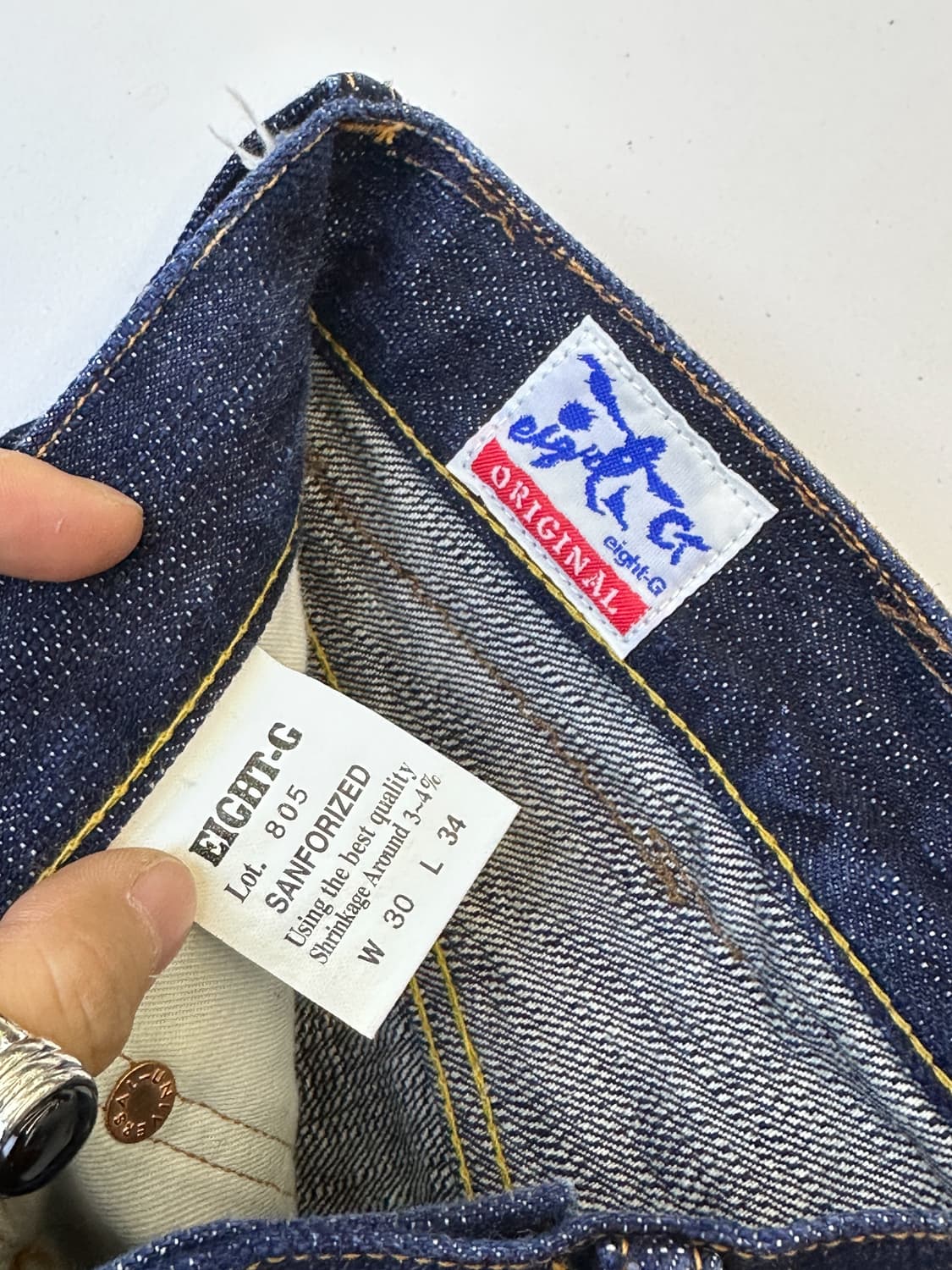 Eight-G&Co Lot.805 셀비지 데님 팬츠 상품이미지7