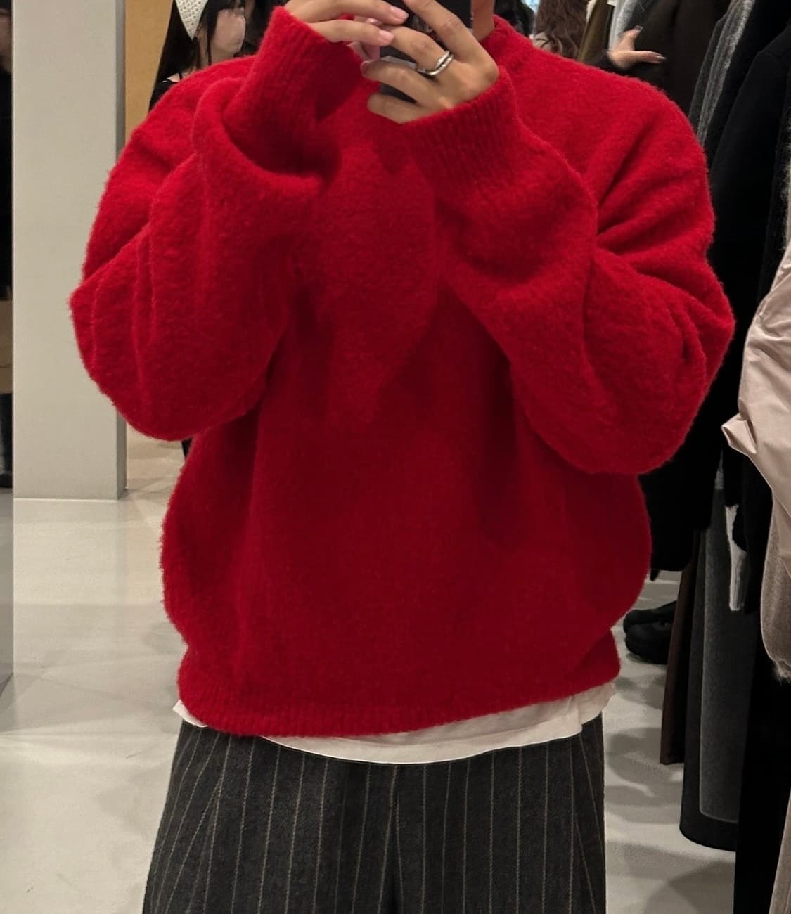 아모멘토 플러피 브러시드 니트  상품이미지5