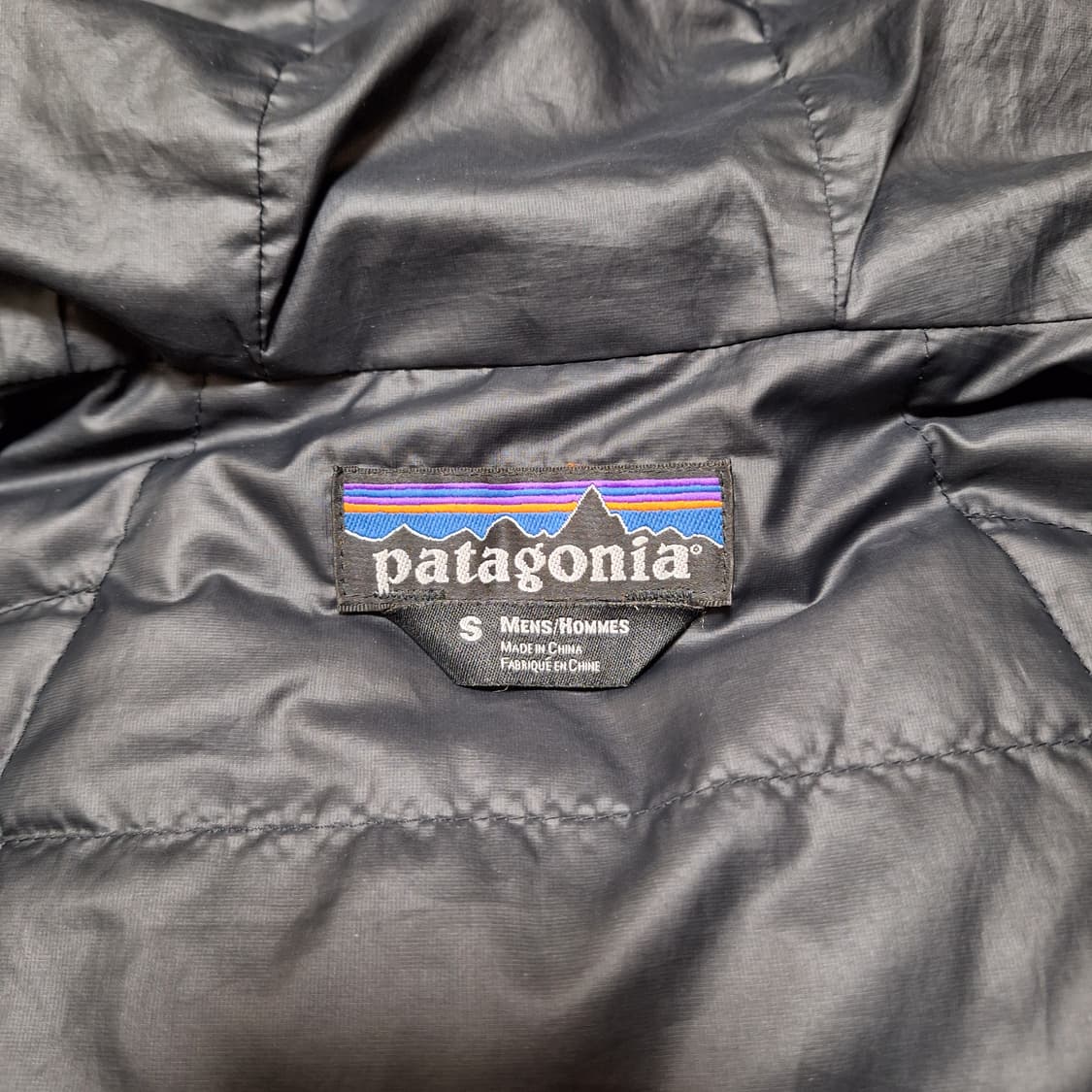 빈티지 파타고니아 피츠로이 다운후디 블랙 상품이미지5