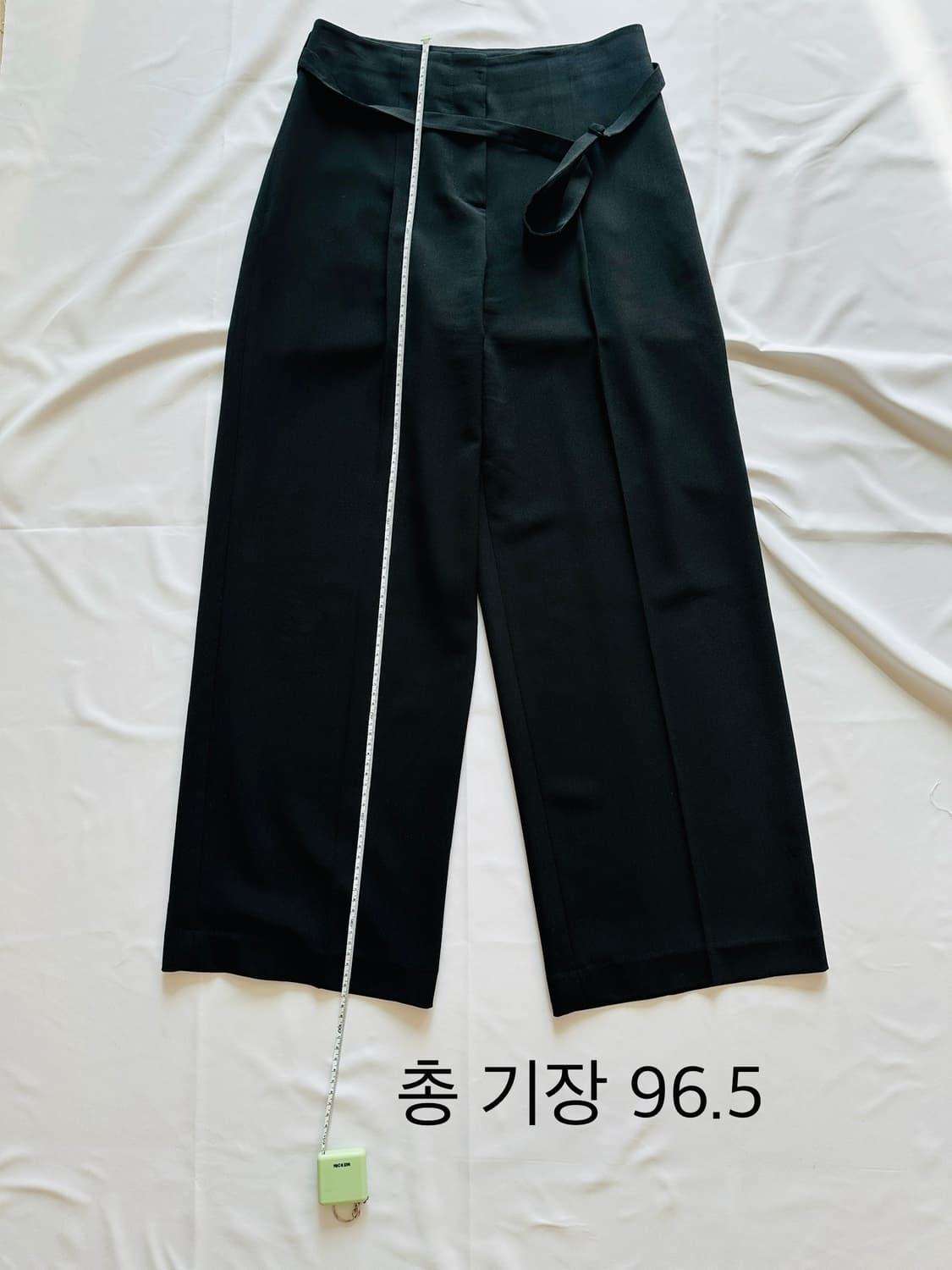 잇미샤 원턱 와이드 팬츠 블랙 55 상품이미지7