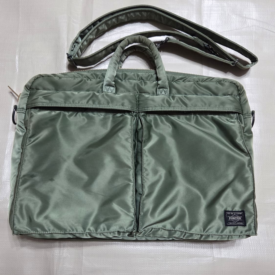 요시다포터 탱커 2WAY 브리프케이스 세이지그린 상품이미지2