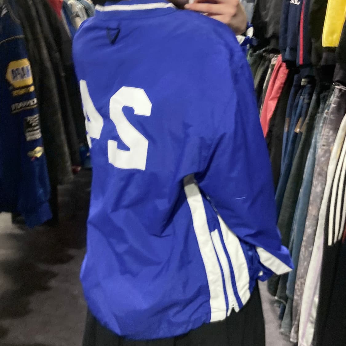 [IM] 나이키 블루 스우시 풀오버 웜업 상품이미지6