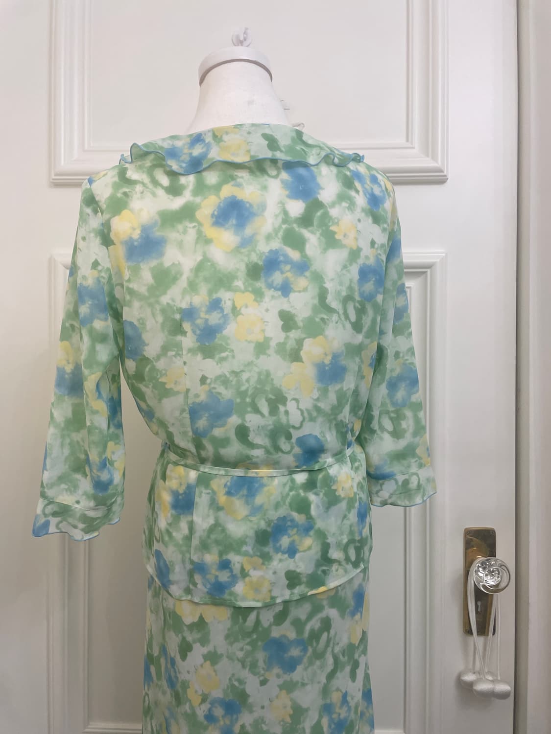 green blue water flower ruffle set-up 상품이미지4