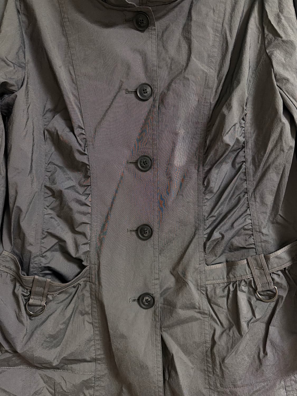 japanese vintage shirring anorak coat  상품이미지2