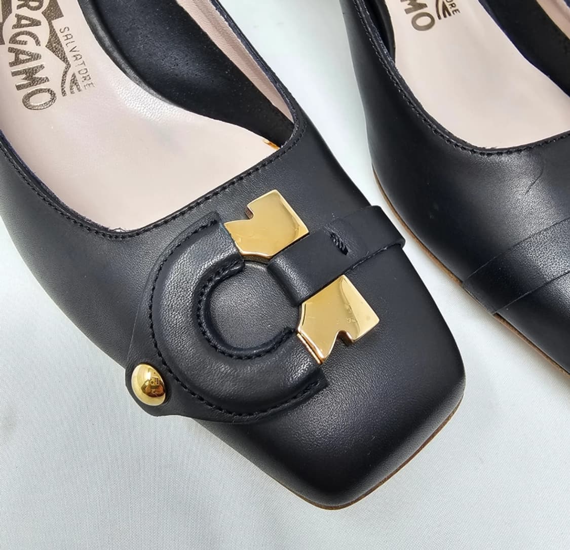 페라가모 간치니 블랙 구두 235mm 상품이미지7