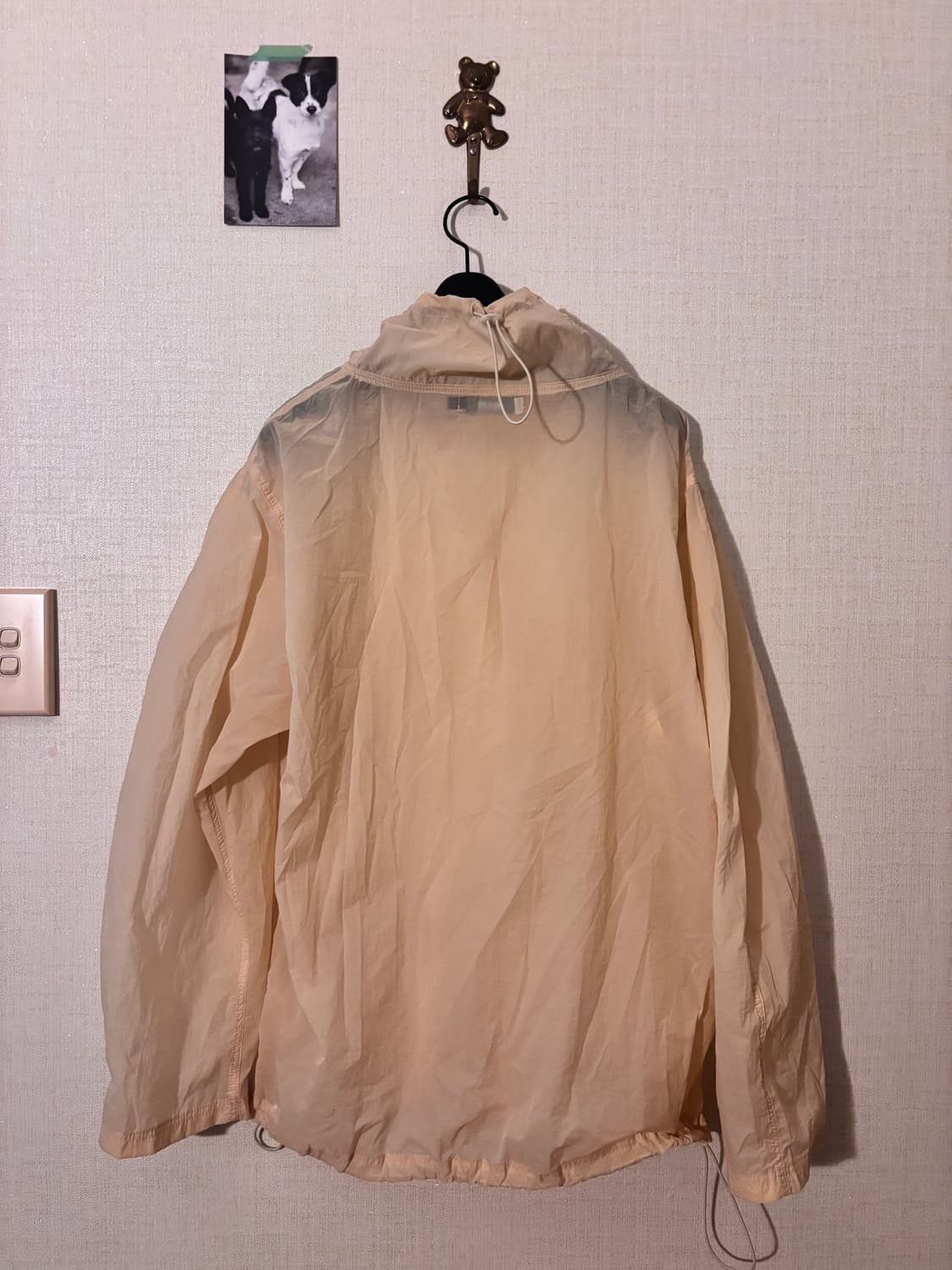 Amomento beige anorak blouse 상품이미지4