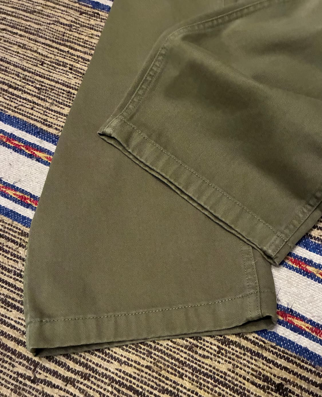 (M~L)그라미치 퍼티그 루즈 테이퍼드팬츠 올리브 카키 상품이미지6