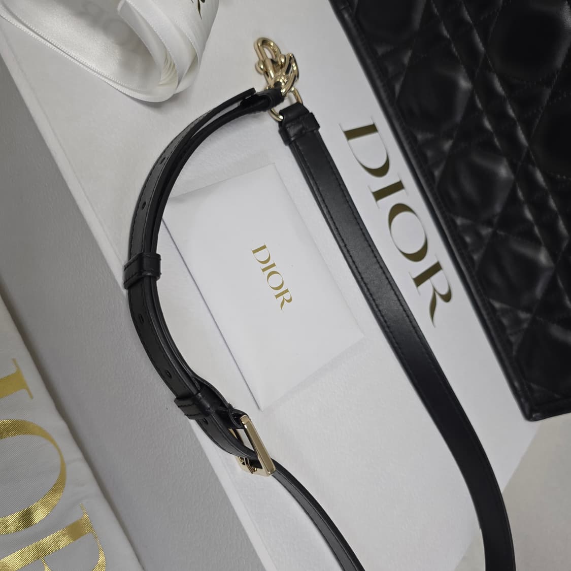 디올 까나쥬 북토트 레더 미디움 판매 상품이미지3