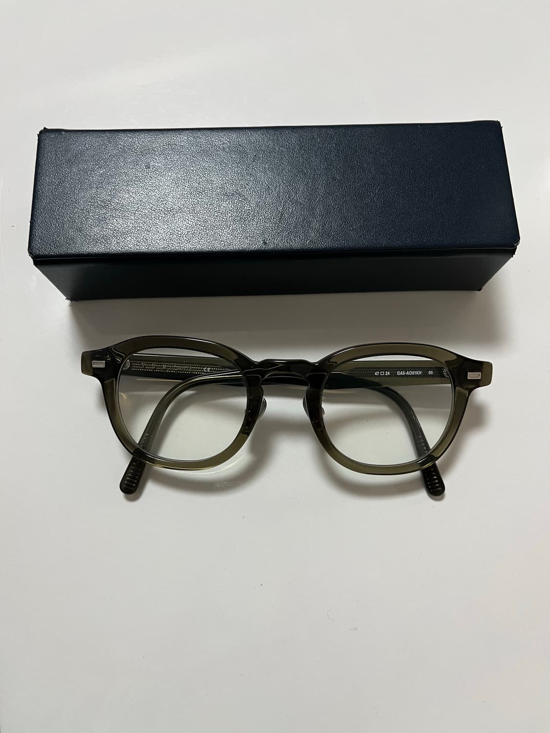 YUN 안경 DANTE 47size khaki 상품이미지1