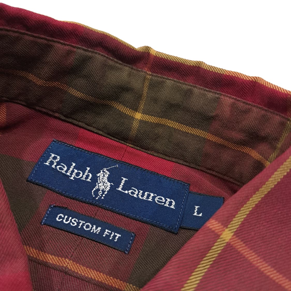 CK094 L 폴로 00s 버튼다운 클래식 체크 셔츠 남방 상품이미지3