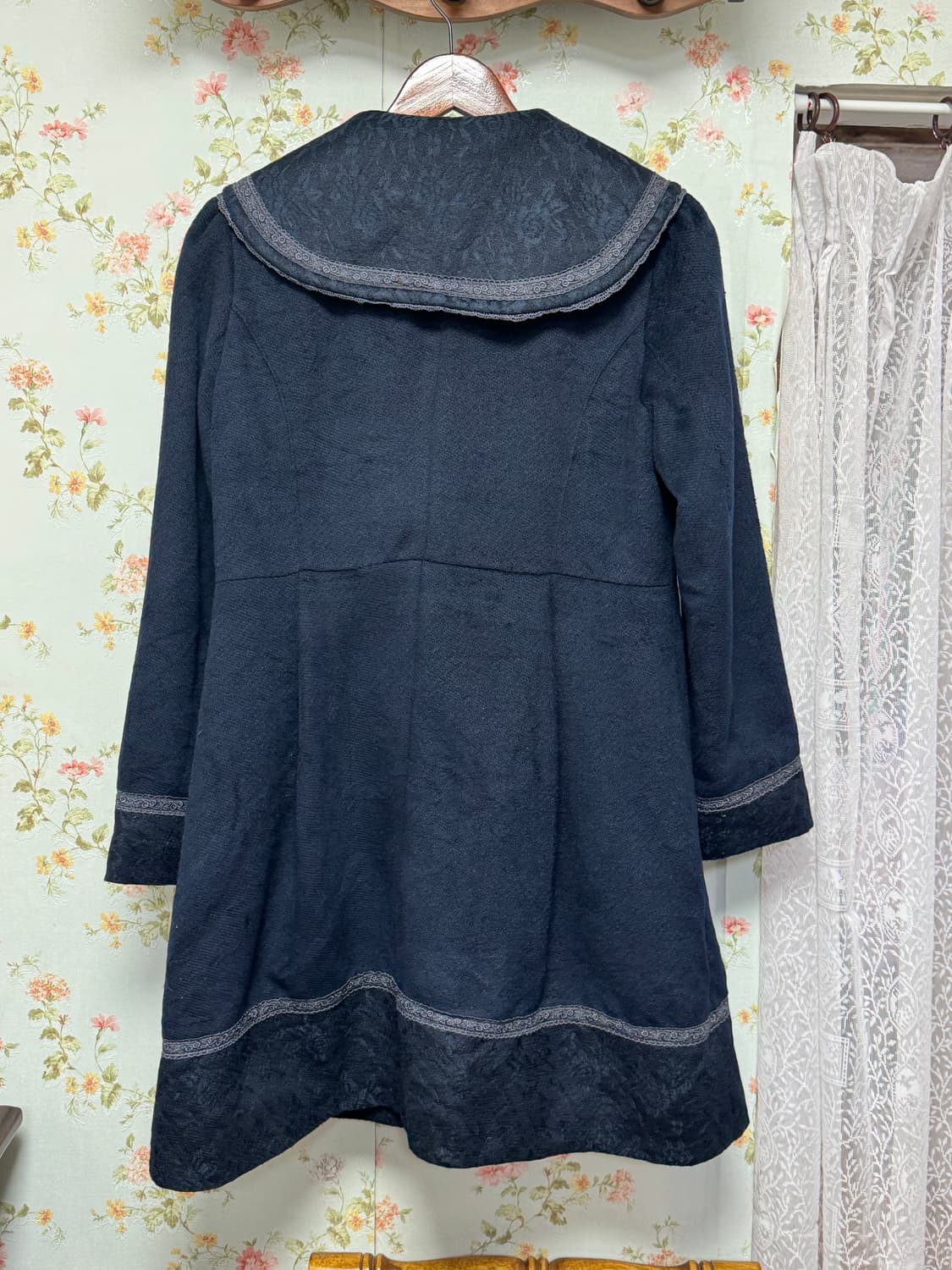 엑시즈팜 네이비 코트 상품이미지3