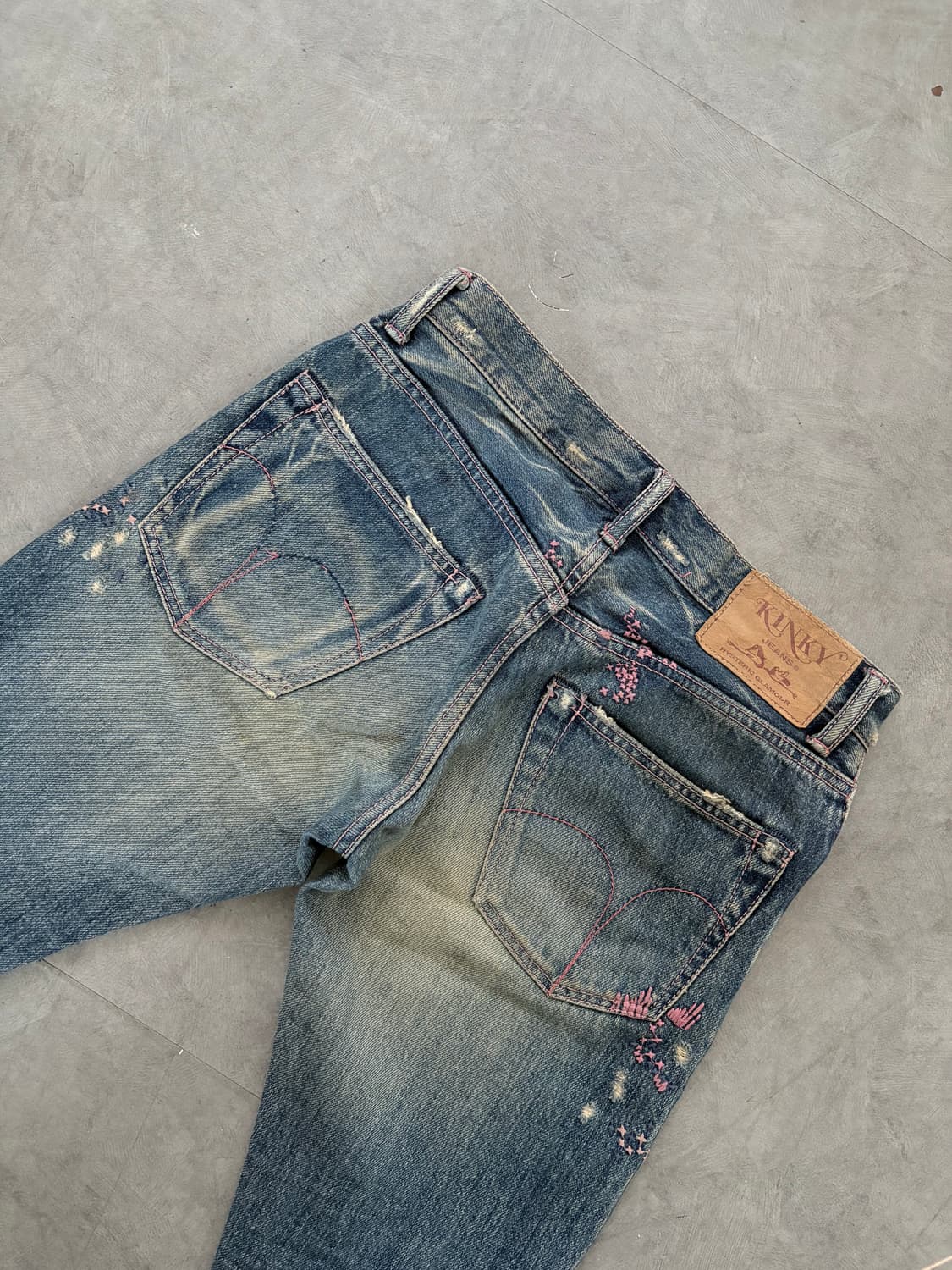 Hysteric Glamour 히스테릭글래머 킨키 Love 데님팬츠 상품이미지5