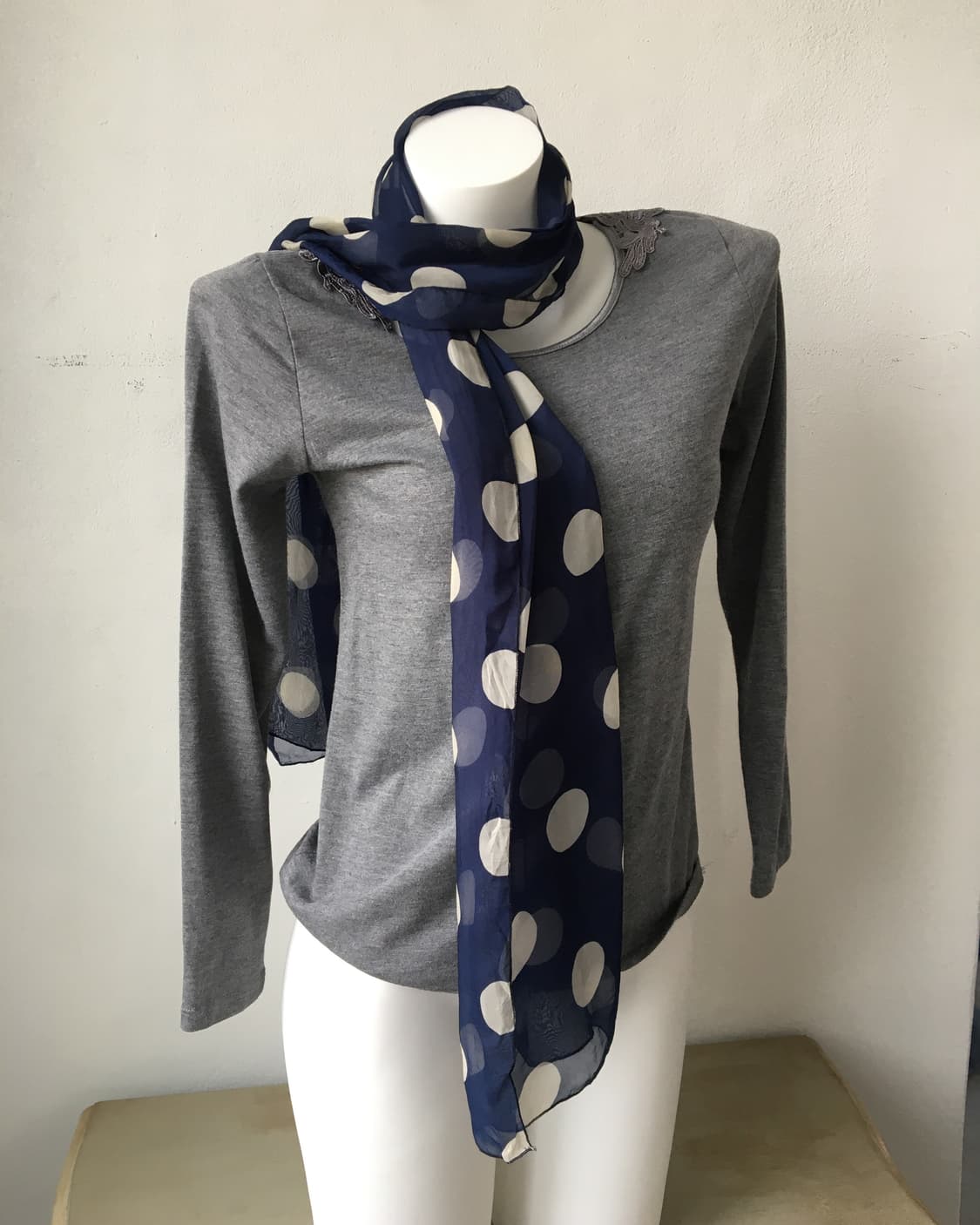dot pattern scarf 상품이미지3