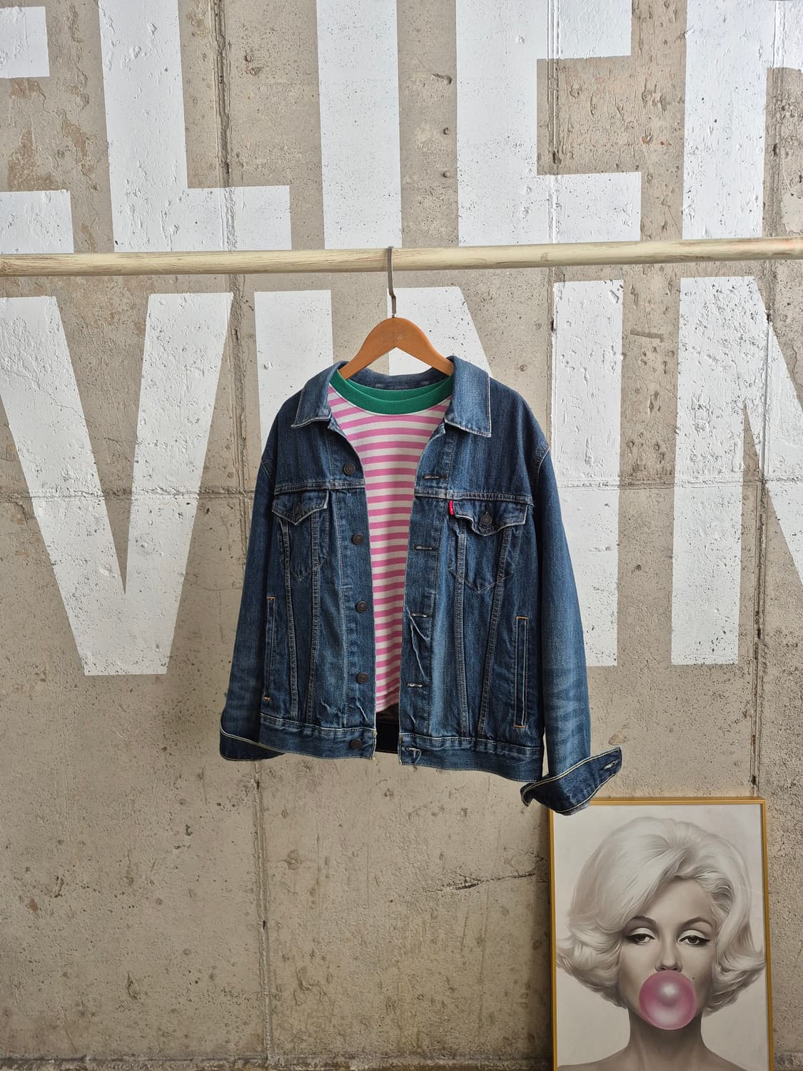 리바이스 데님 기본 청자켓 상품이미지1