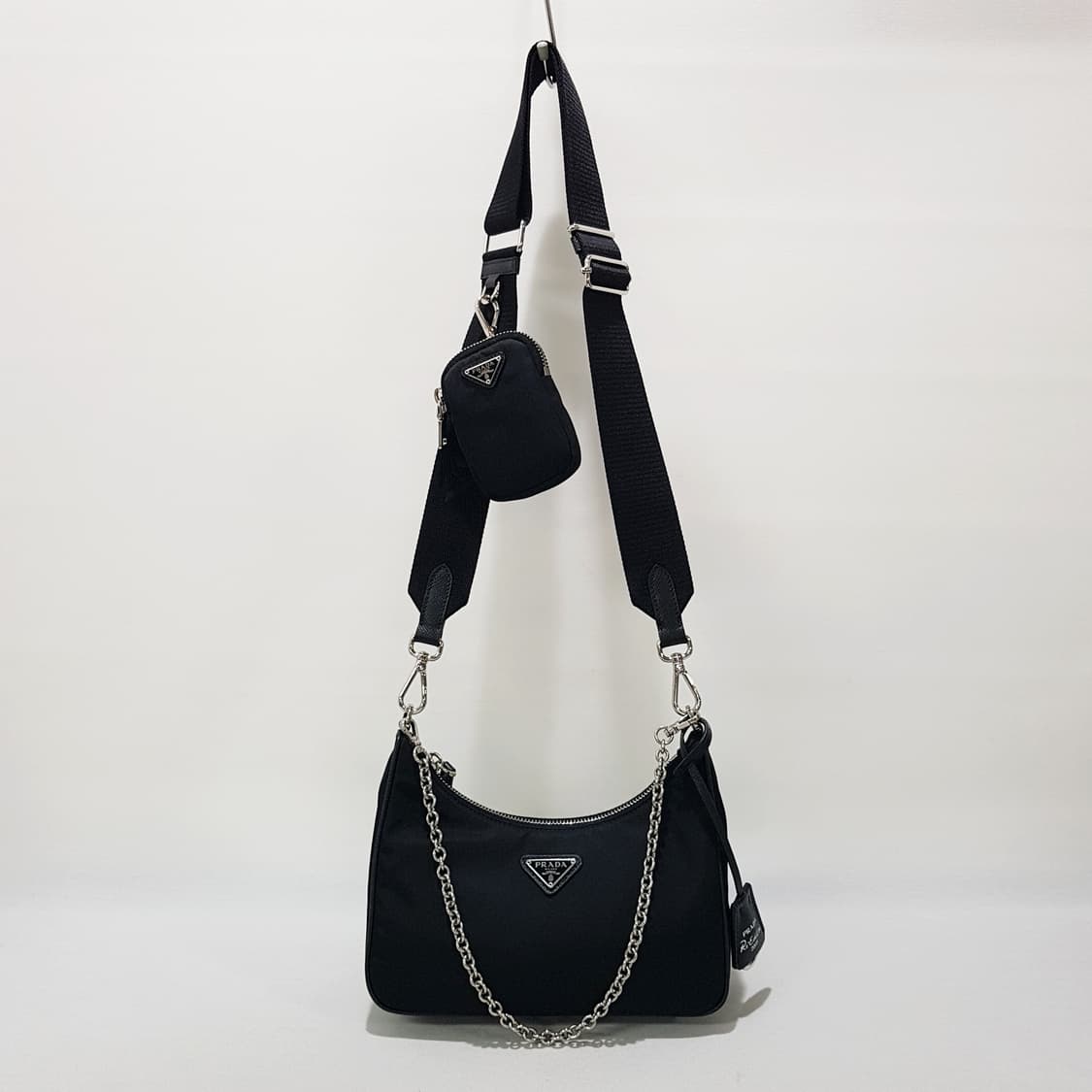 프라다 리나일론 테수토 체인 호보백 1bh204 상품이미지1