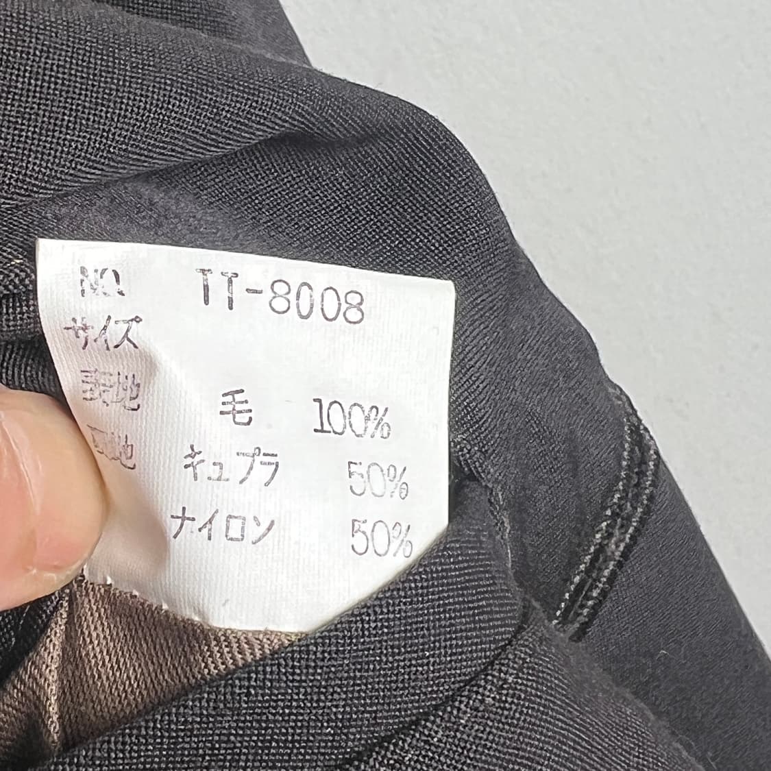 MEN’S TENORAS 더블 브레스티드 롱 트렌치코트 M 상품이미지9