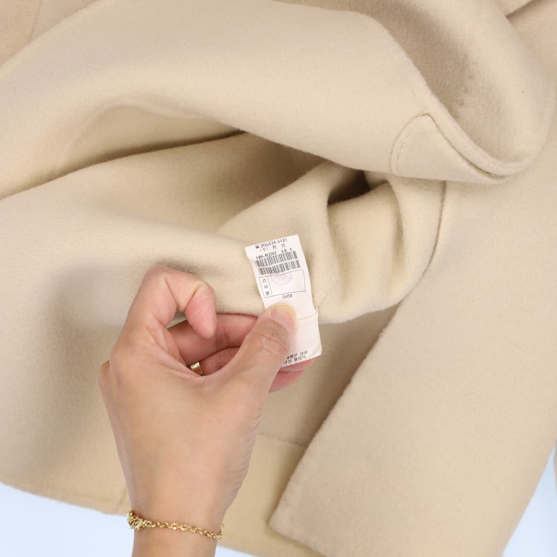 [8-98-165] 한섬시스템 여성 울코트 1107HR1 상품이미지6