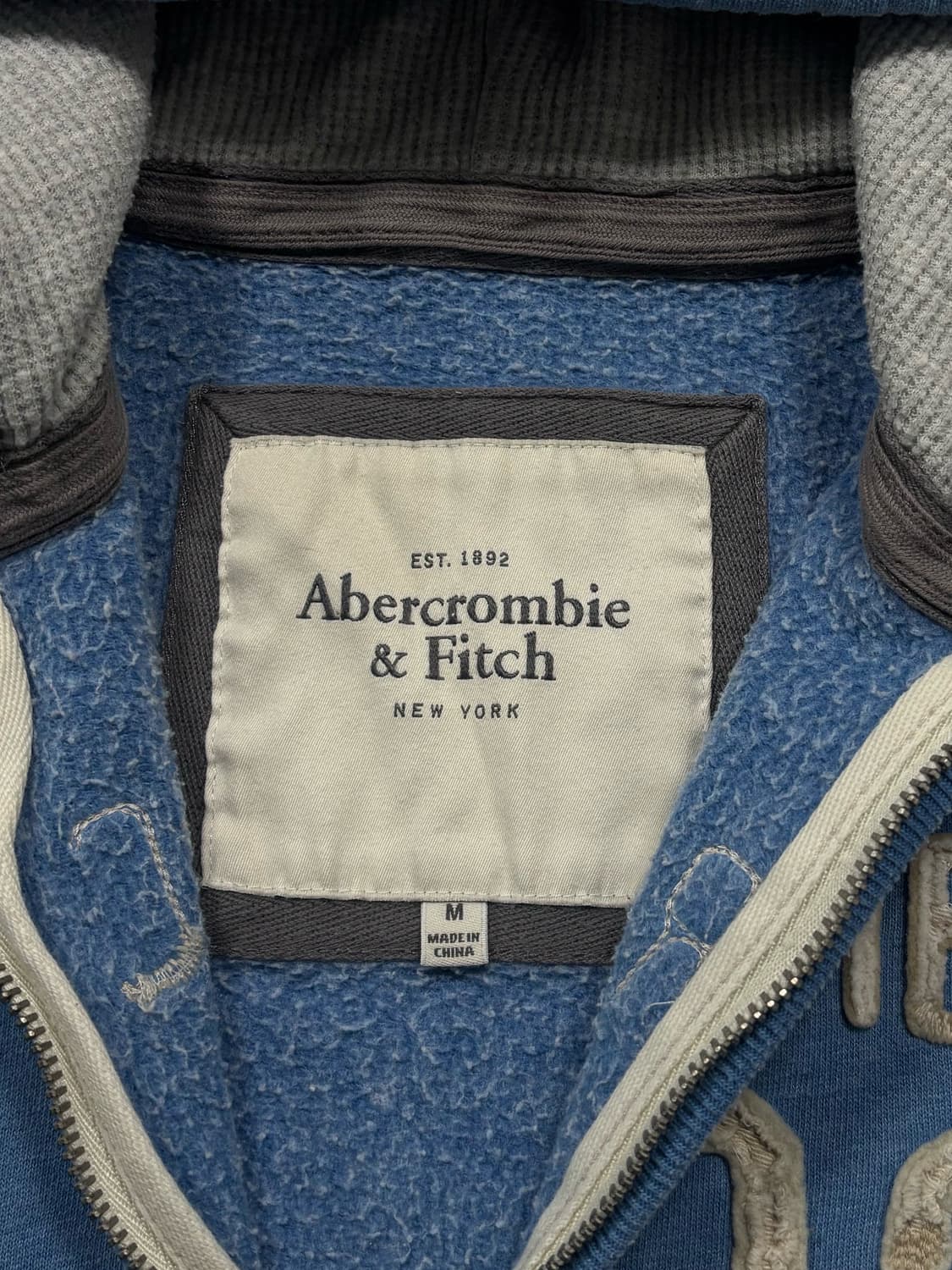 아베크롬비 블루 후드집업  상품이미지5