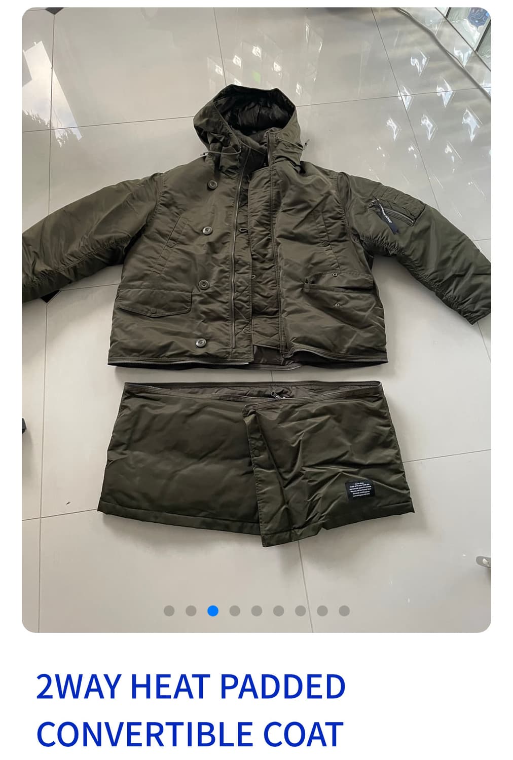 gu x 언더커버 패디드 야상 상품이미지1