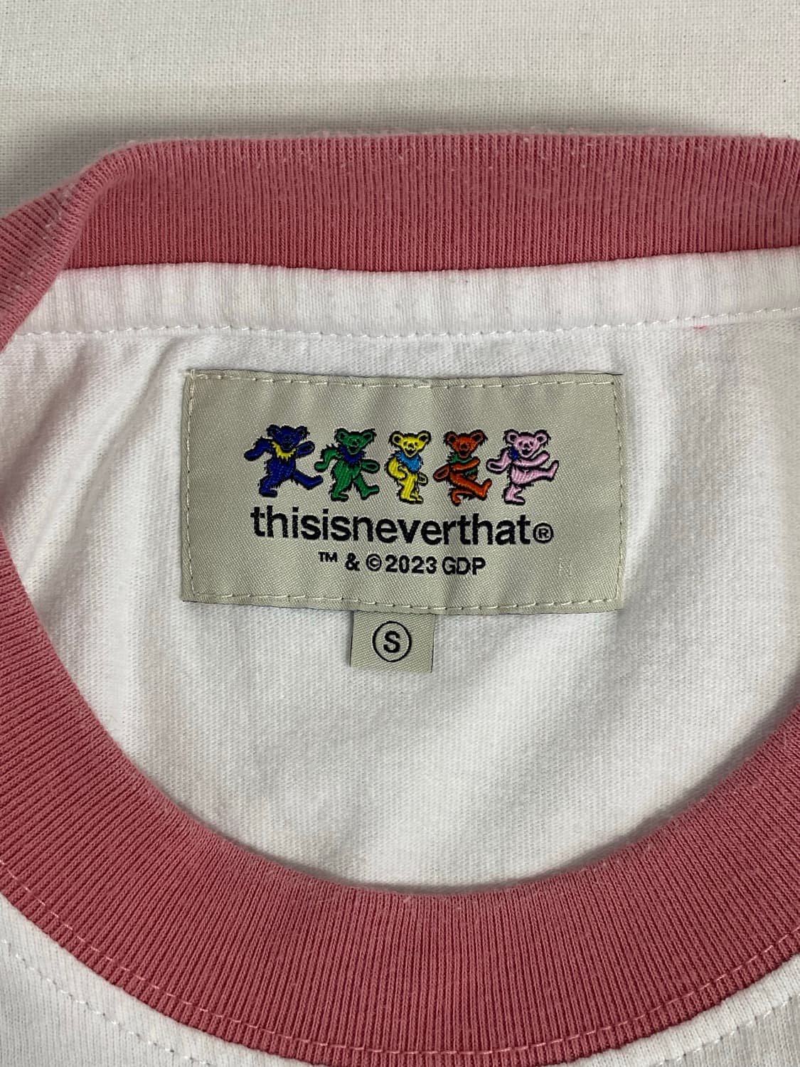 디스이즈네버댓 그레이트풀데드 크롭 반팔티 S 상품이미지4