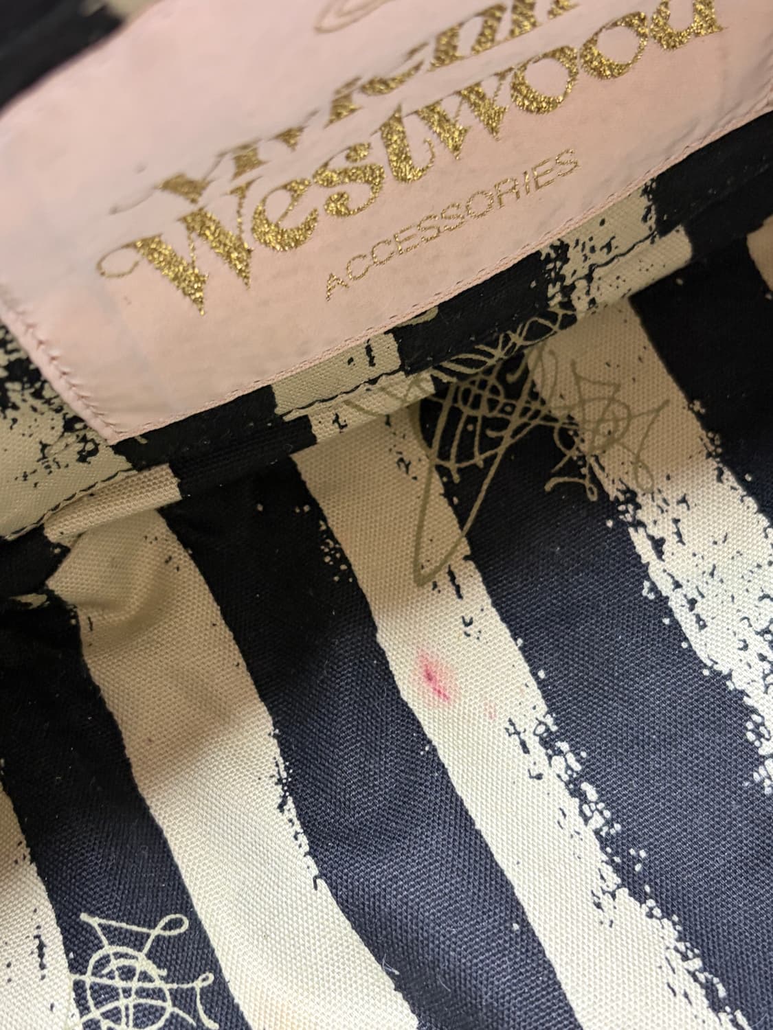 비비안웨스트우드 코튼 숄더백 크로스백 상품이미지2