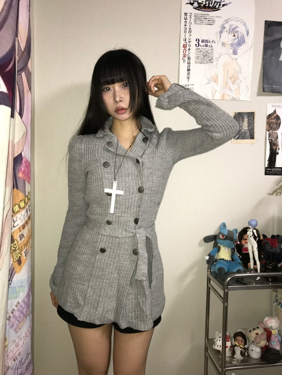 Vkei 펑크 모드계 가디건 상품이미지1