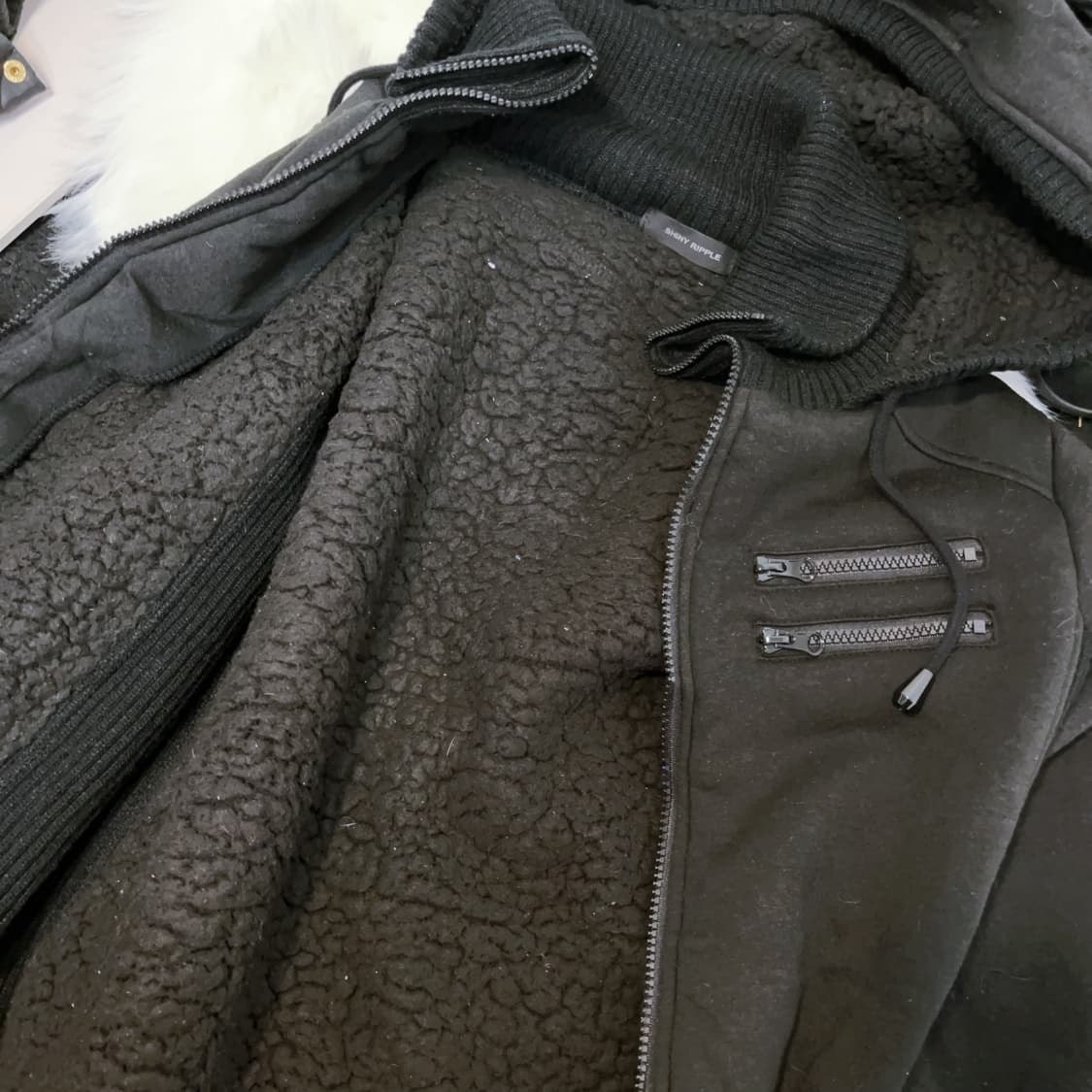 Y2k 00s하이넥 후드집업 상품이미지6