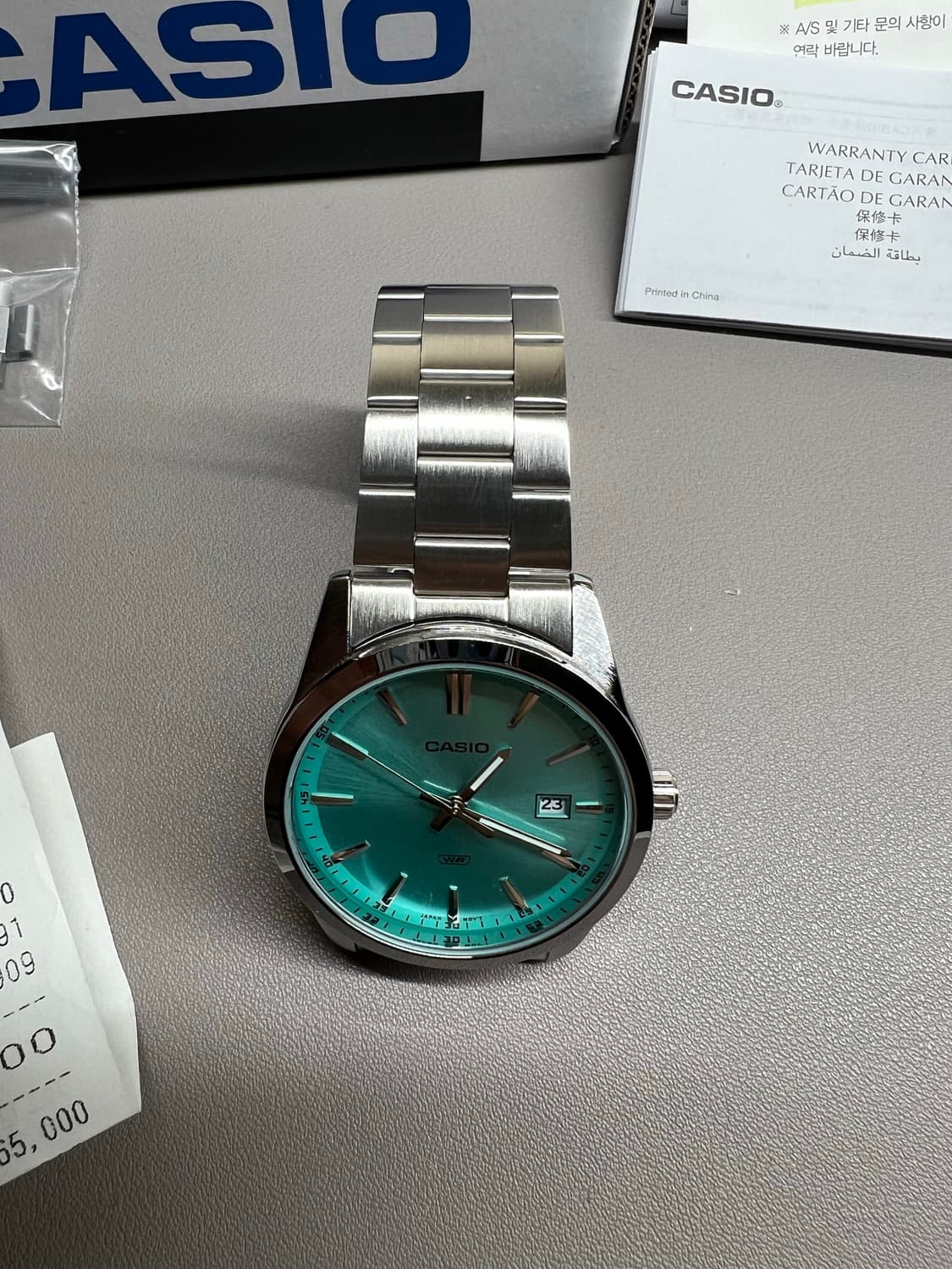 카시오 티파니 민트 MTP-VD03D-2A3UDF 상품이미지2