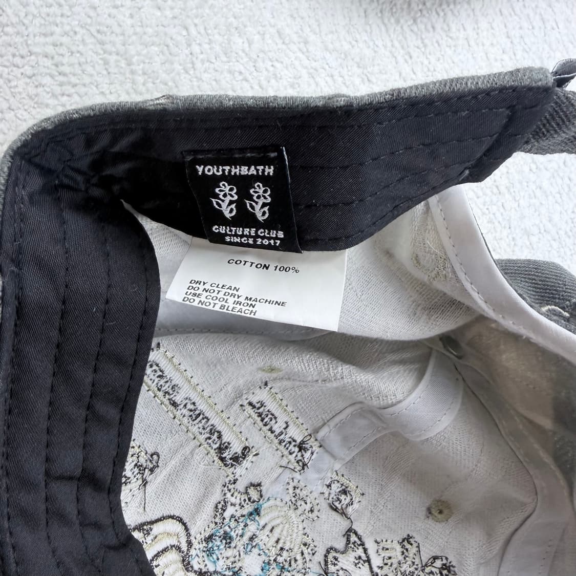 유쓰배쓰 YB X Oliwa Ball Cap_CHARCOAL 상품이미지7
