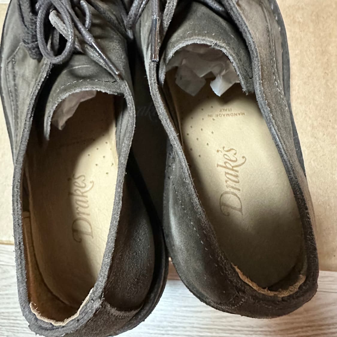 드레익스 웨이포드 더비 플레인 슈즈 UK6 다크 브라운 상품이미지6