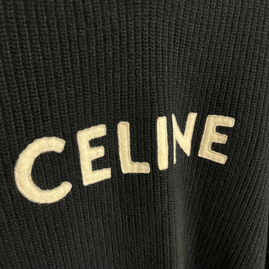 셀린느 로고 리브드 니트 상품이미지3