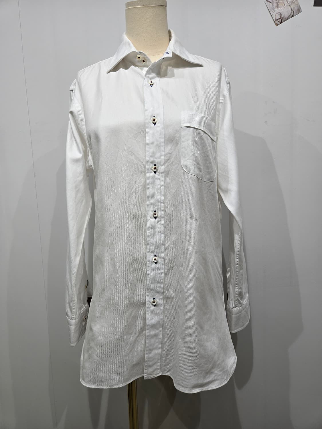 버버리 화이트 셔츠 BURBERRY BLACK LABEL 상품이미지1