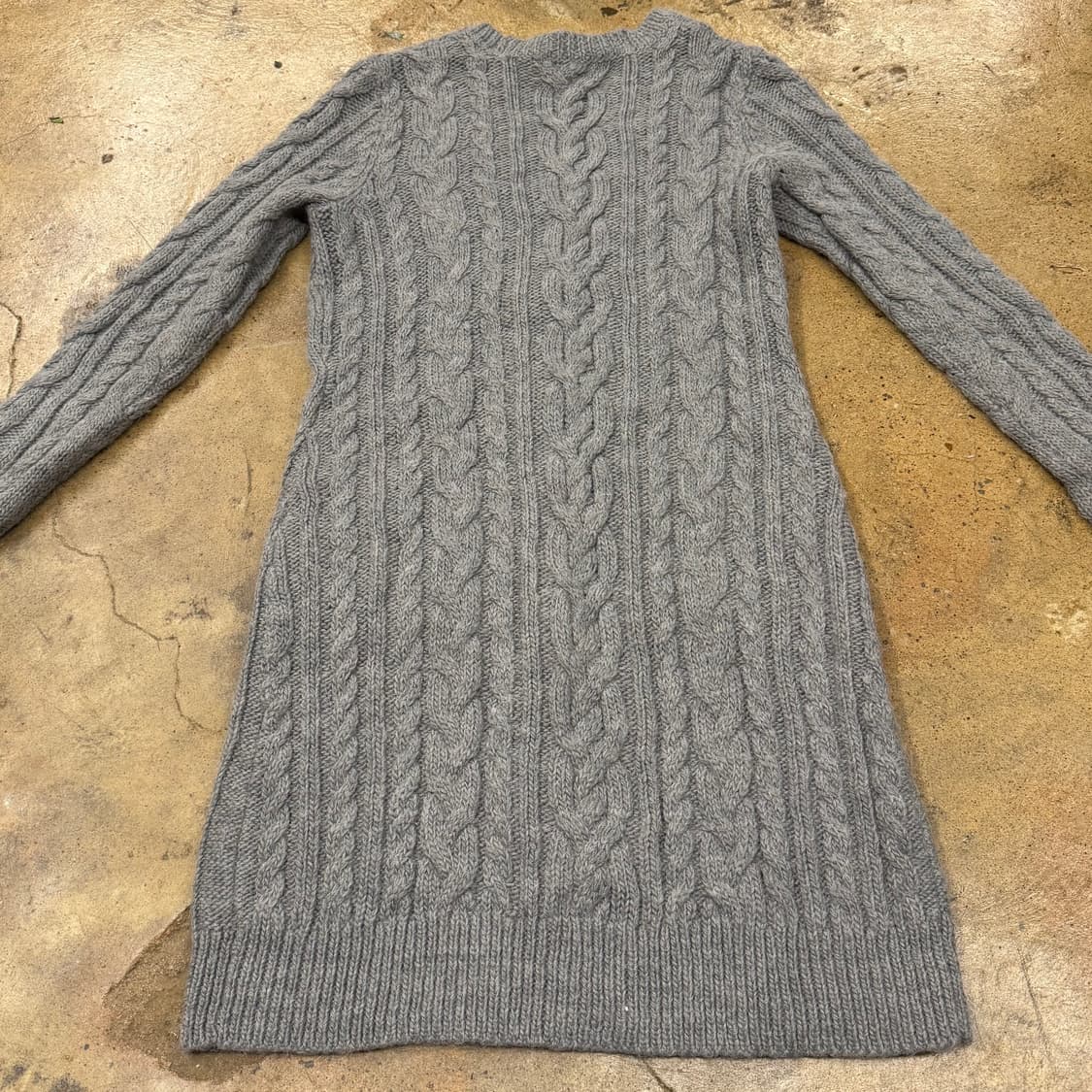 폴로 로렌 랄프로렌 꽈배기 브이넥 니트 가디건 원피스 상품이미지4