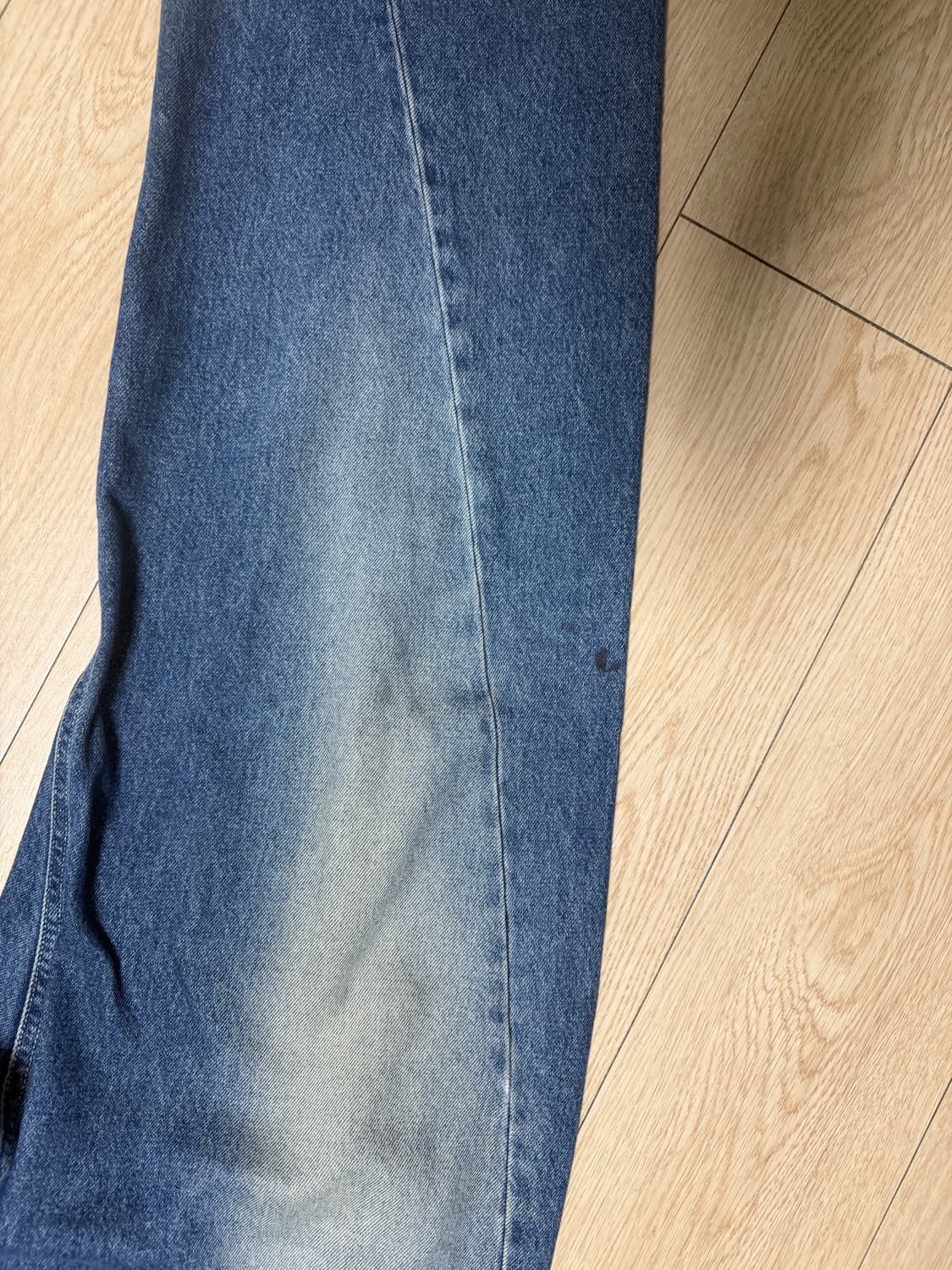 애프터 프레이 스트레이트 진 인디고  상품이미지2