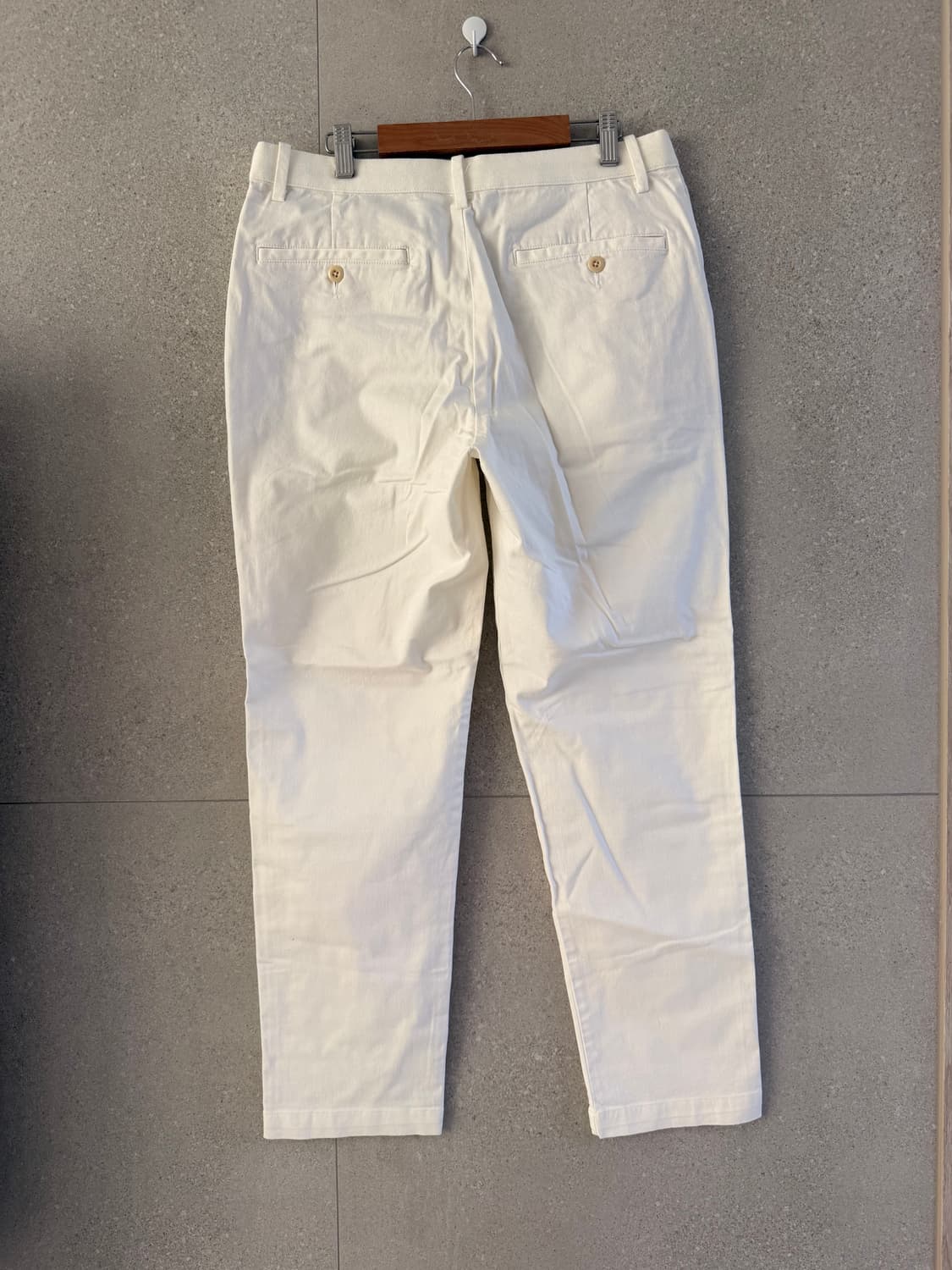 남자 유니클로 슬랙스 화이트 m 새상품 상품이미지2