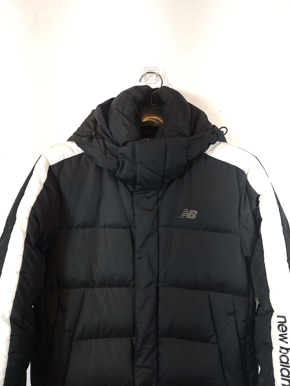 뉴발란스 다운롱패딩 블랙 100 L 상품이미지2