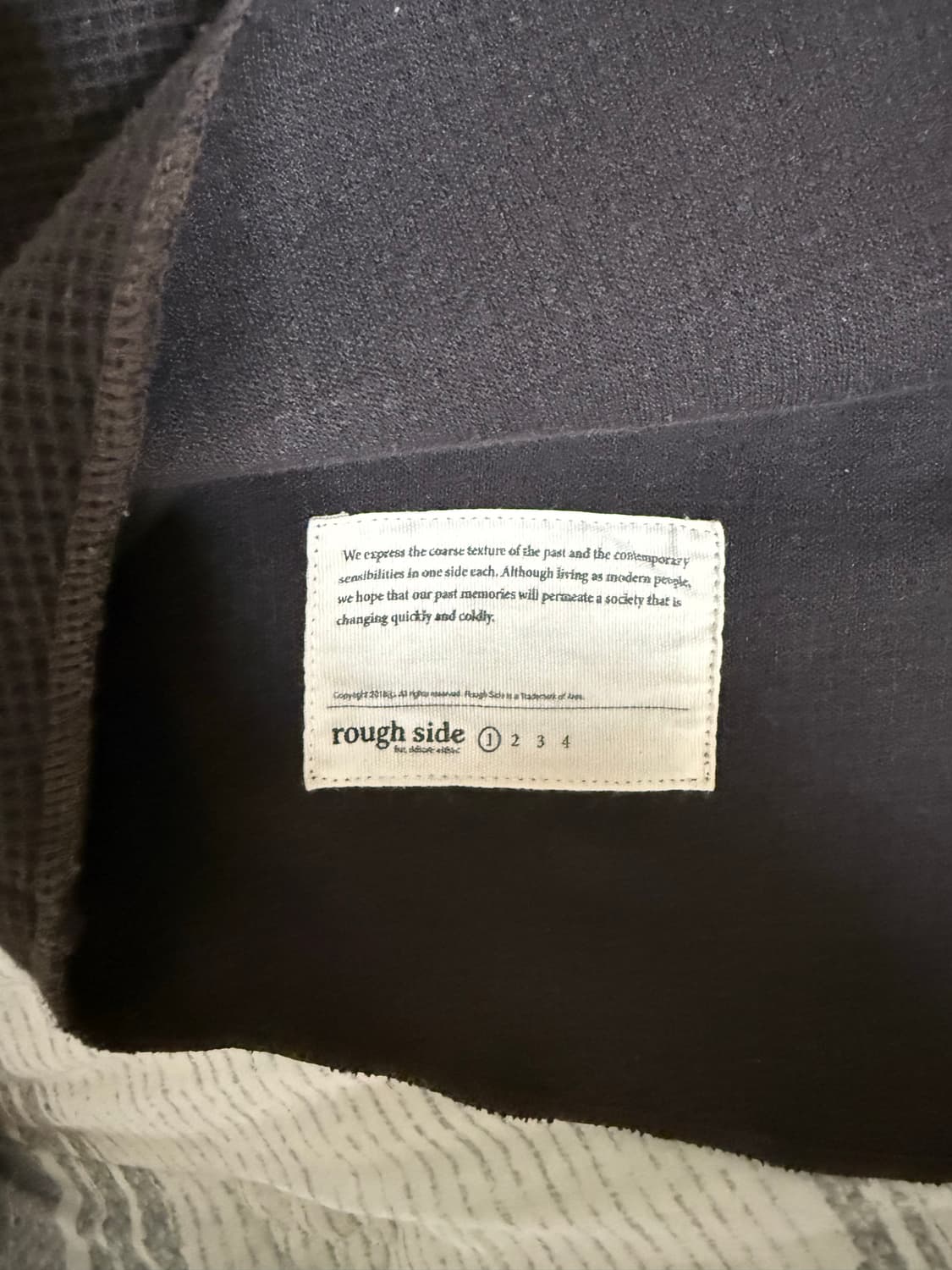 (1) 러프사이드 와플 롱슬리브 카카오 상품이미지5