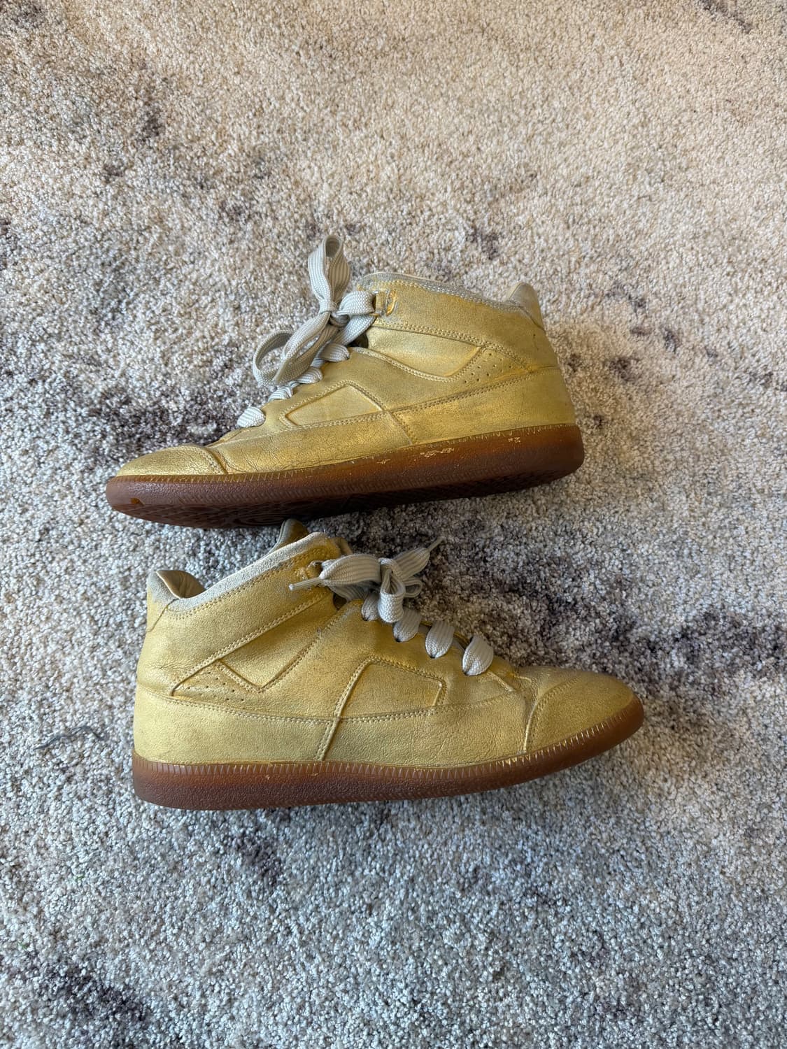 마르지엘라 크랙 페인팅 하이탑 스니커즈 상품이미지5