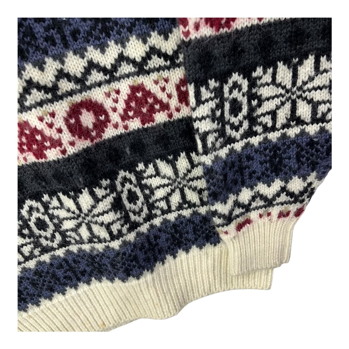 [JPN] 빈티지 그랜파코어 노르딕 울 니트 상품이미지3