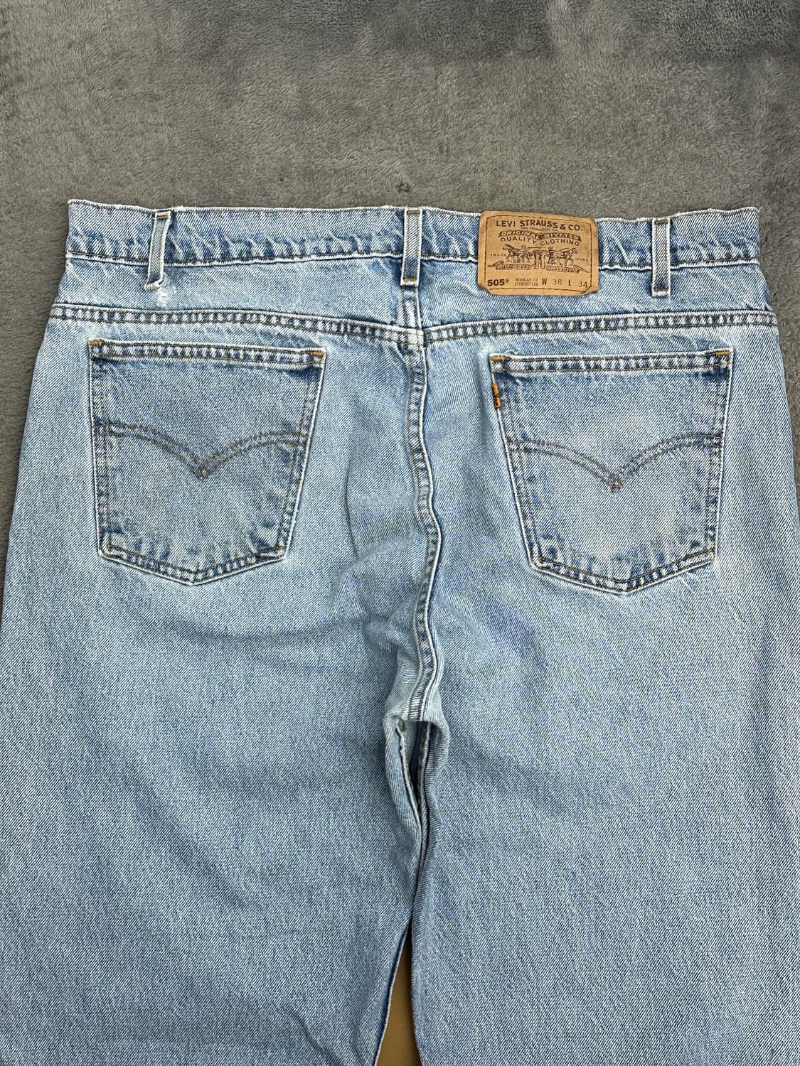 1996' 리바이스 505 데님 팬츠 38x34 상품이미지4
