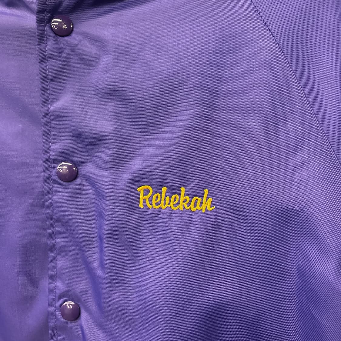 90s 하트웰 하이틴 스펠아웃 레터링 사틴 바시티 자켓 N781 상품이미지5